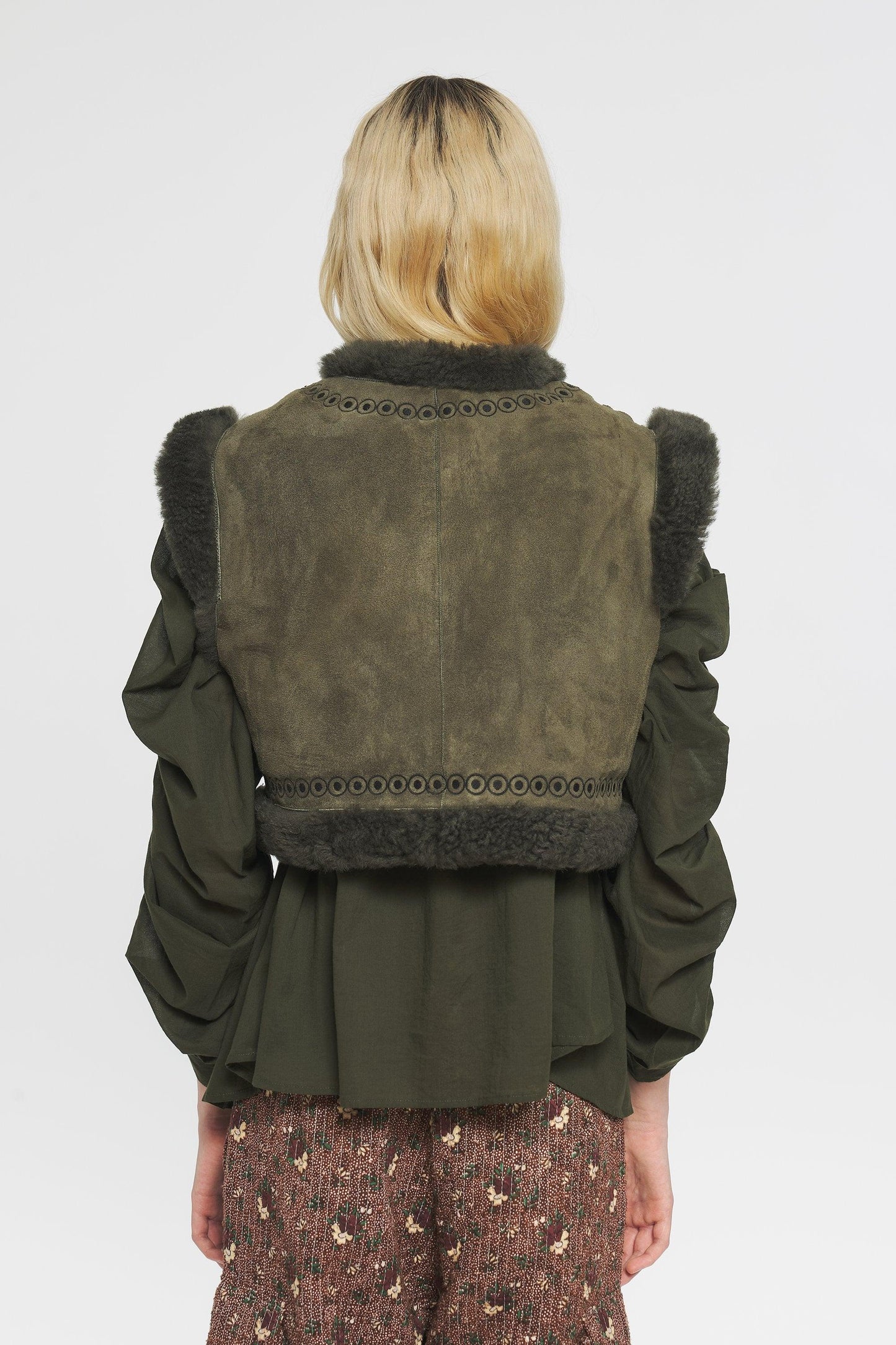 Dune Embroidered reversible gilet