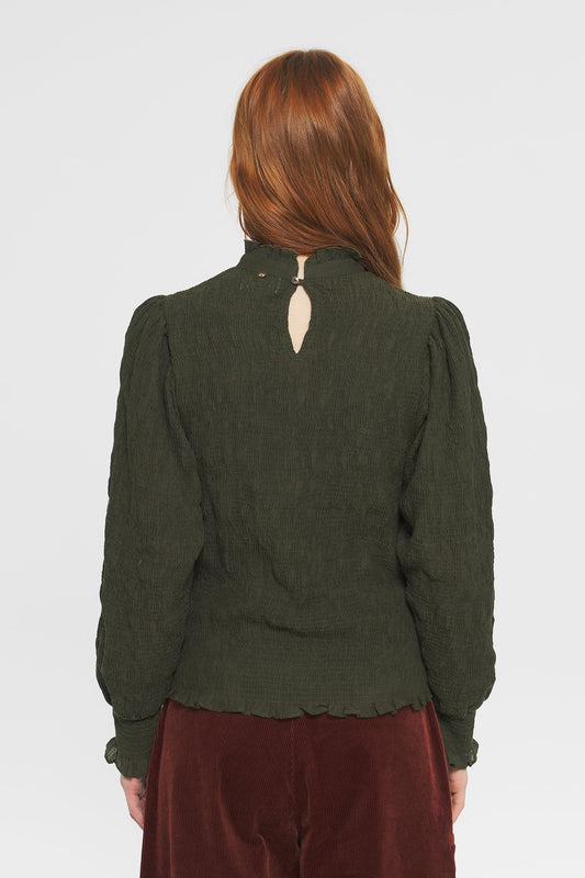 Angelie Smocked blouse