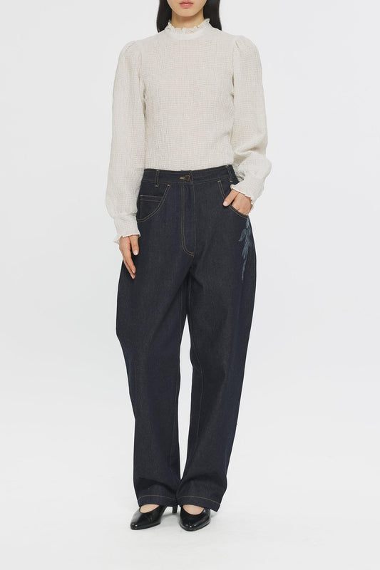 Angelie Smocked blouse