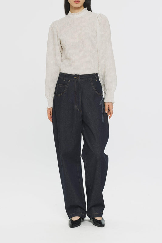 Angelie Smocked blouse