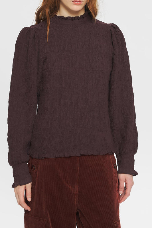 Angelie Smocked blouse