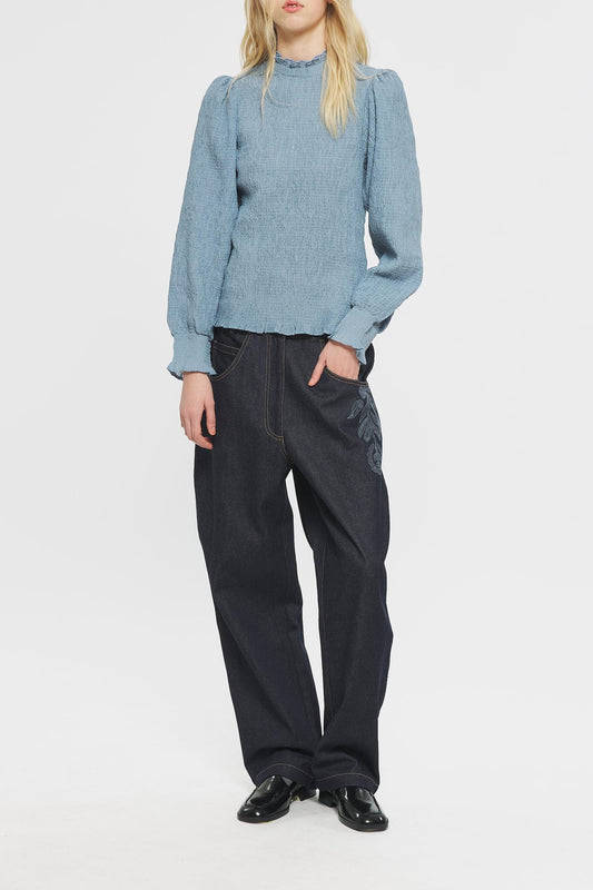 Angelie Smocked blouse