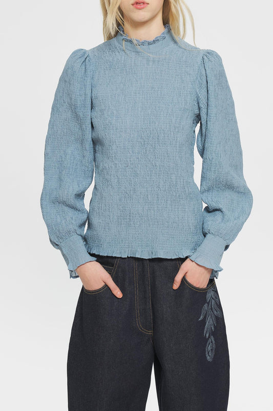 Angelie Smocked blouse