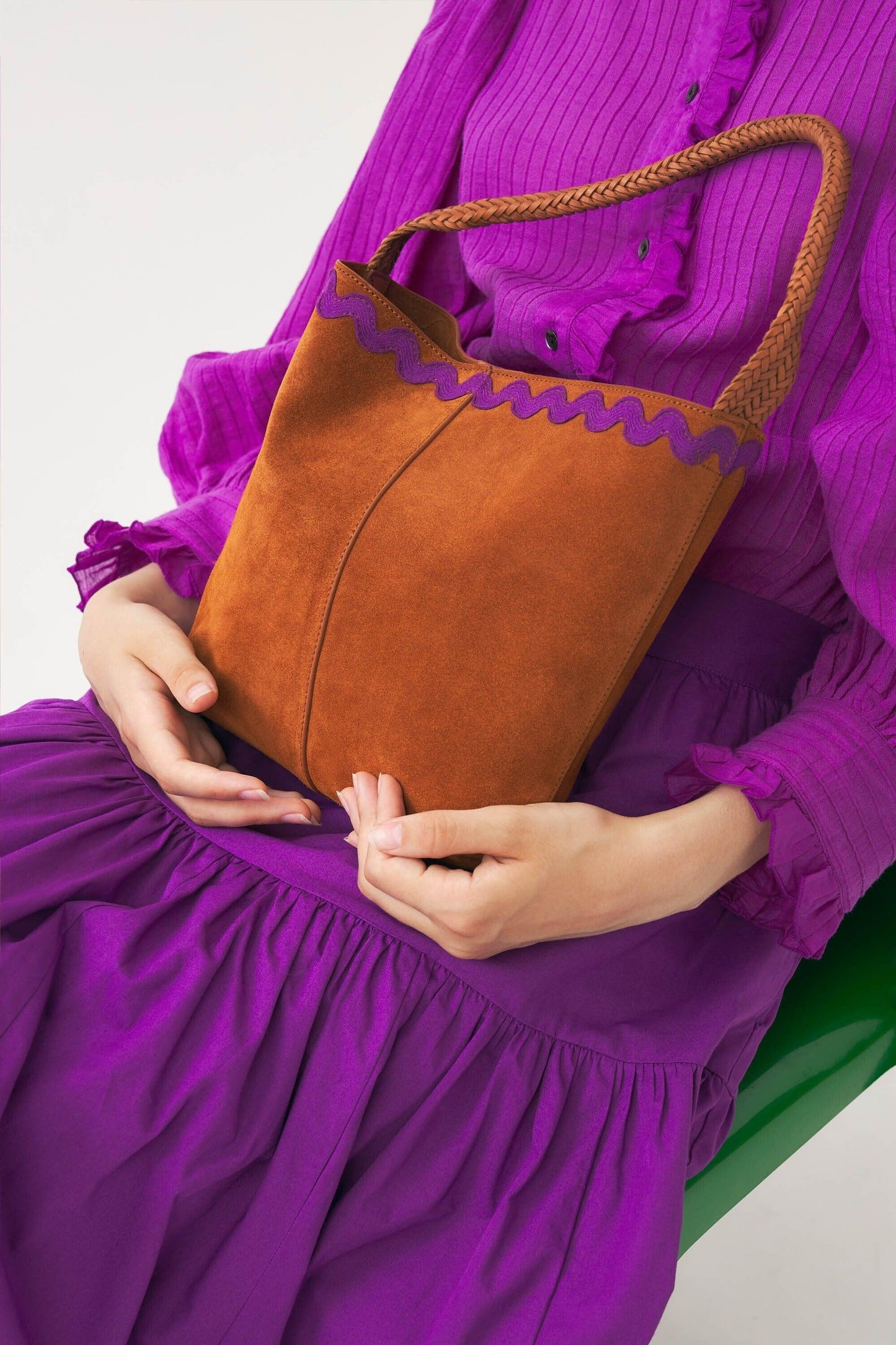 Small leather bag Carlo