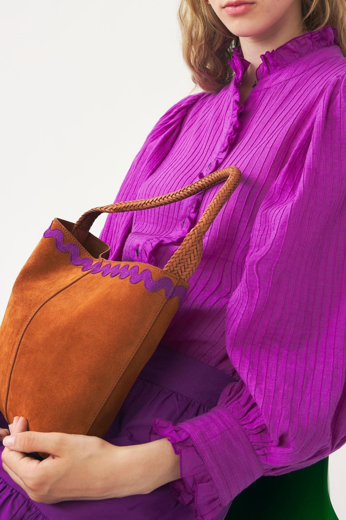 Small leather bag Carlo