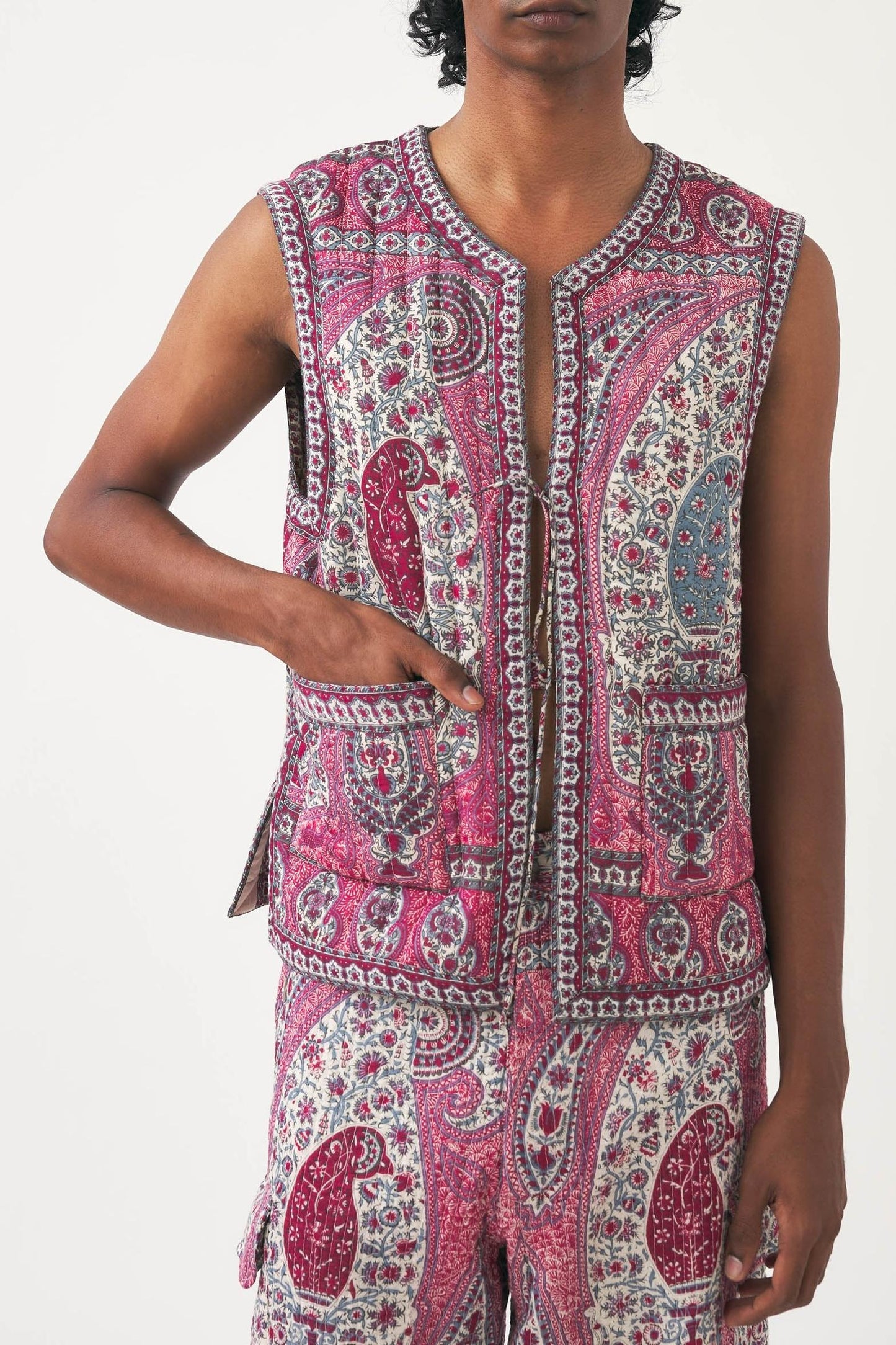 Gilet imprimé Tajar
