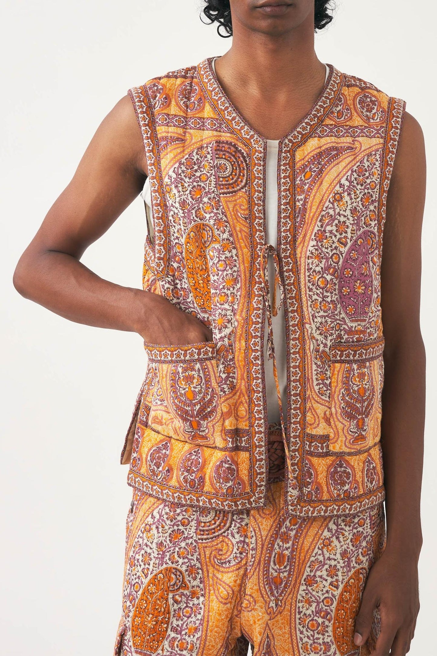 Gilet imprimé Tajar