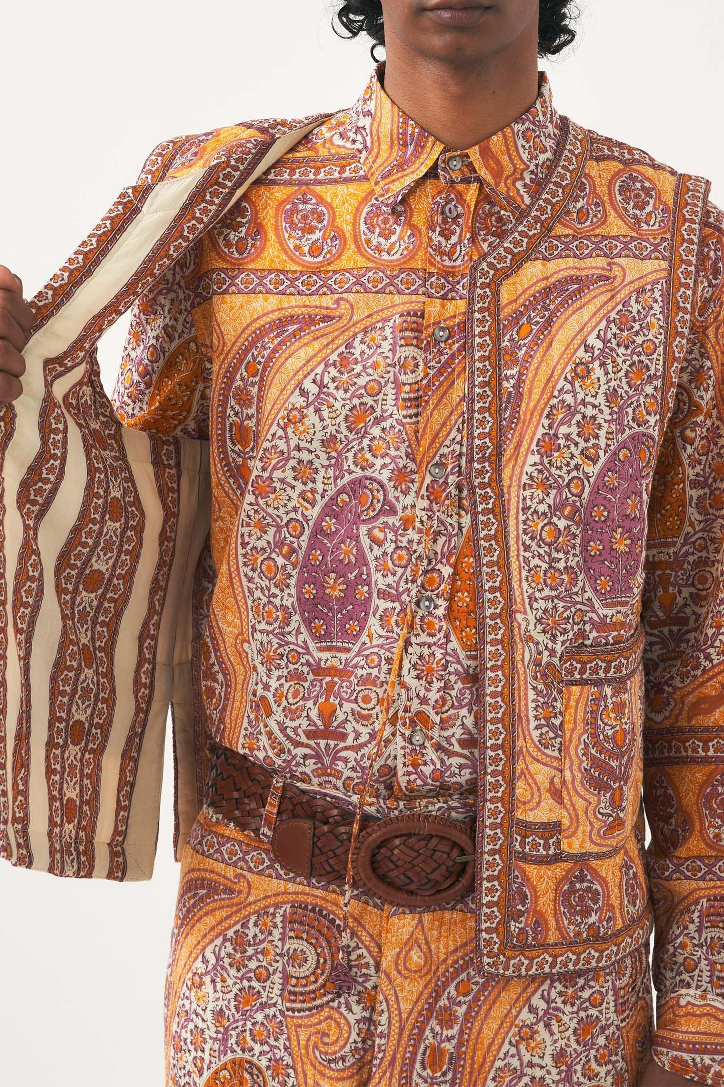 Gilet imprimé Tajar