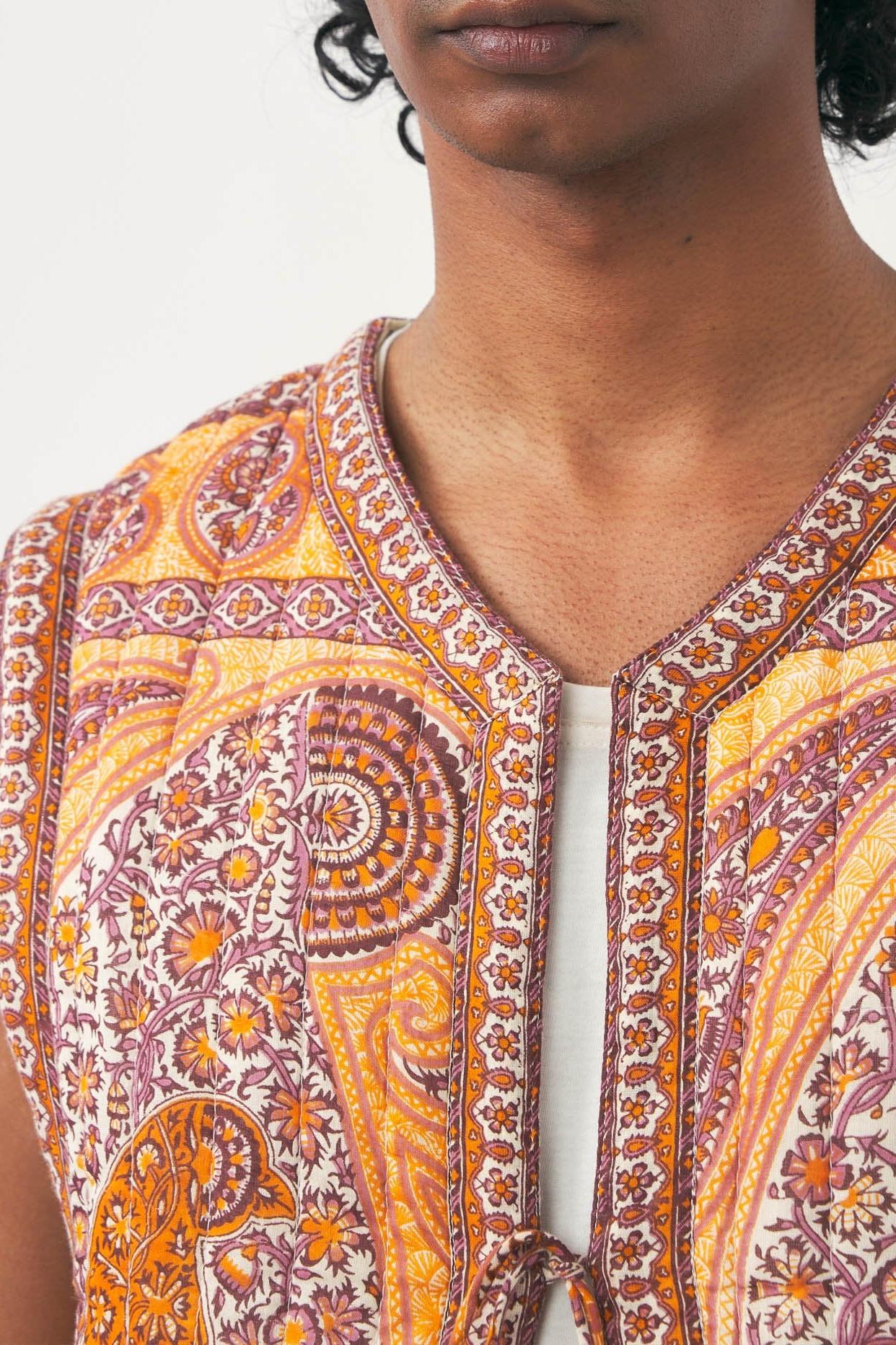 Gilet imprimé Tajar