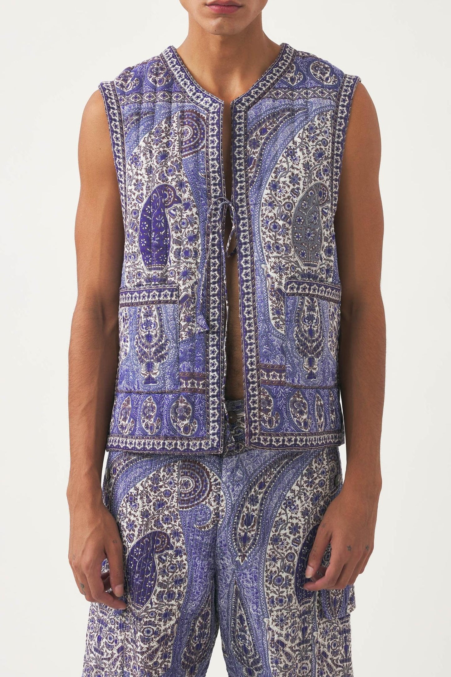 Gilet imprimé Tajar