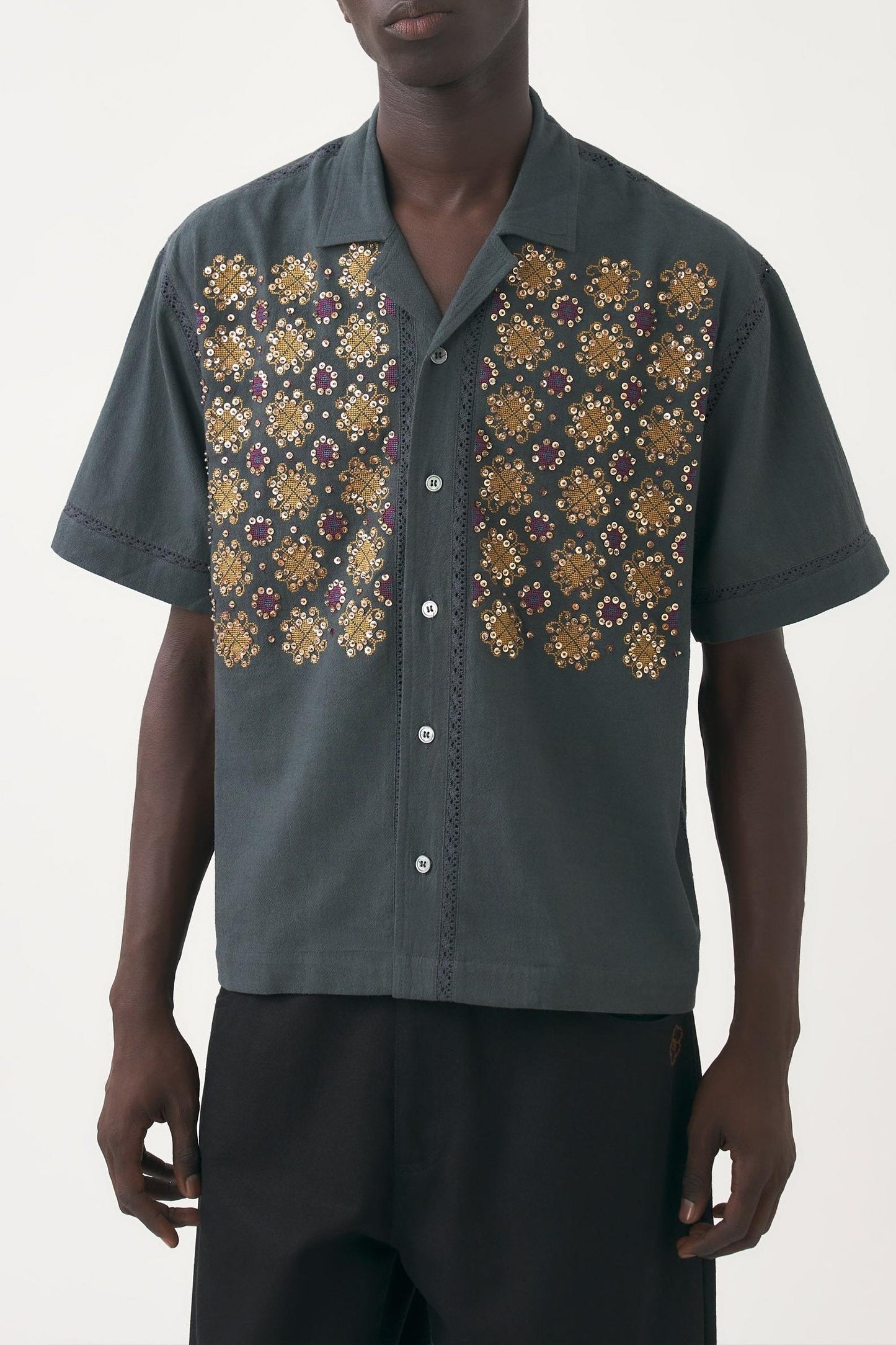 Chemise brodée Jonathan