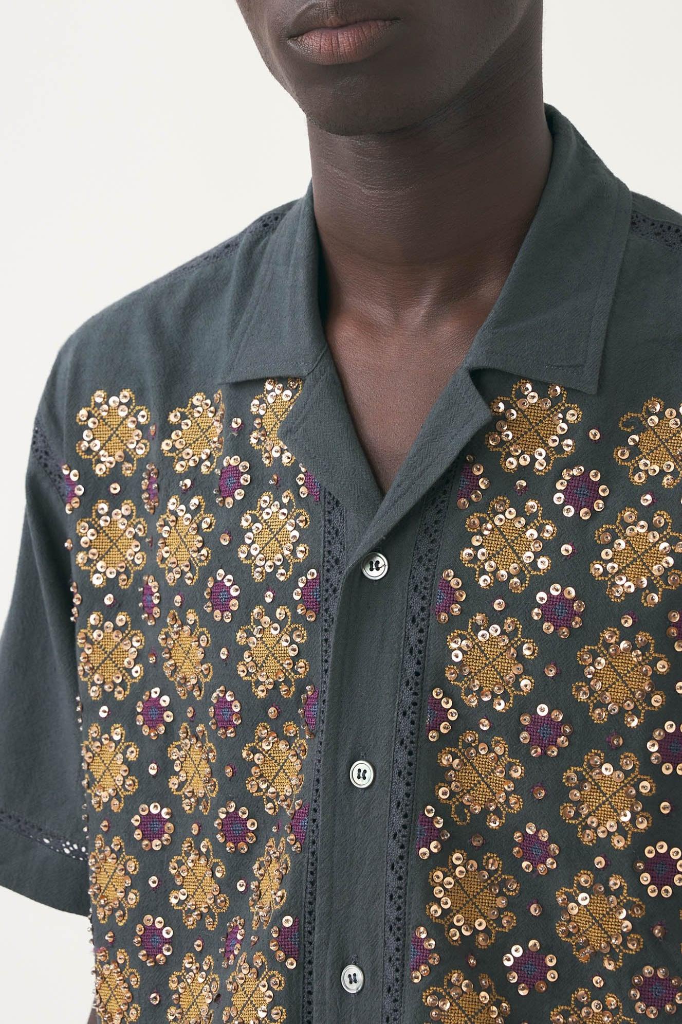 Chemise brodée Jonathan