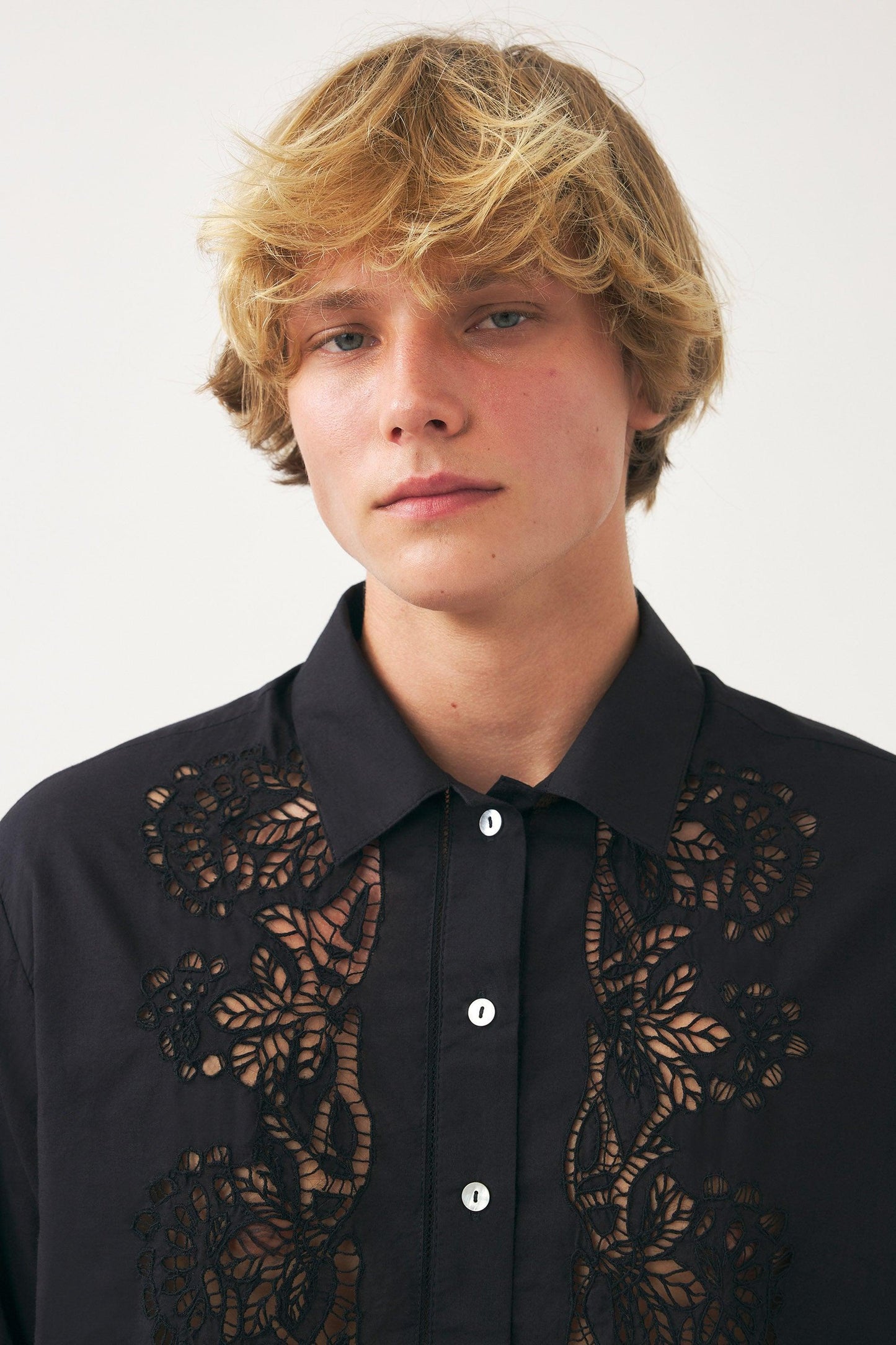 Chemise brodée Aloha