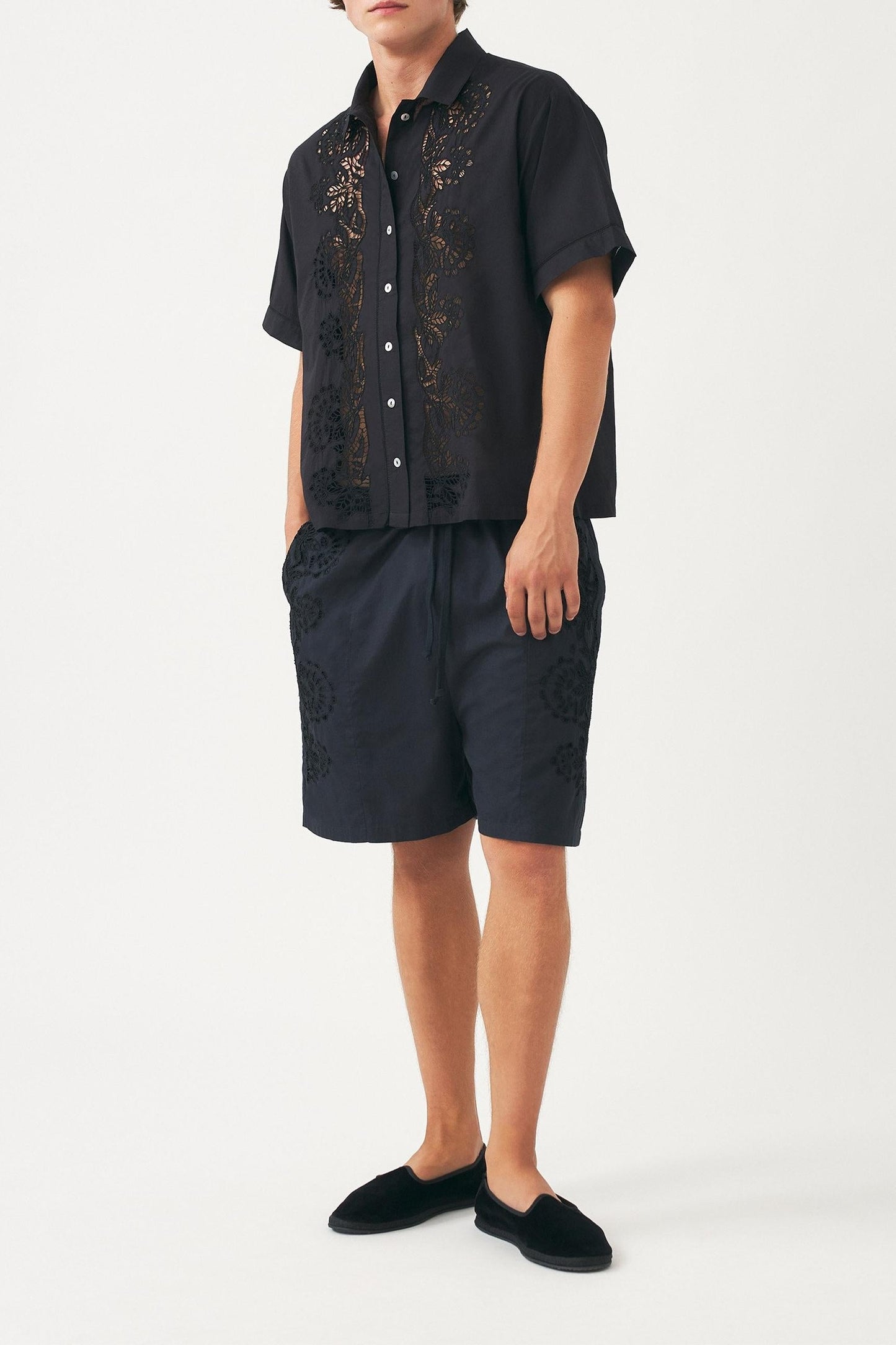 Chemise brodée Aloha
