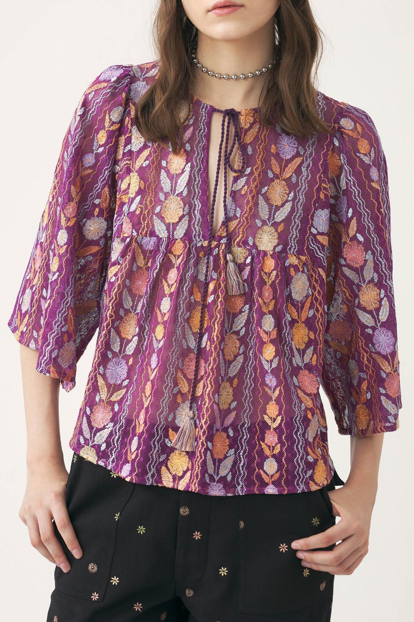 Net blouse Zandra
