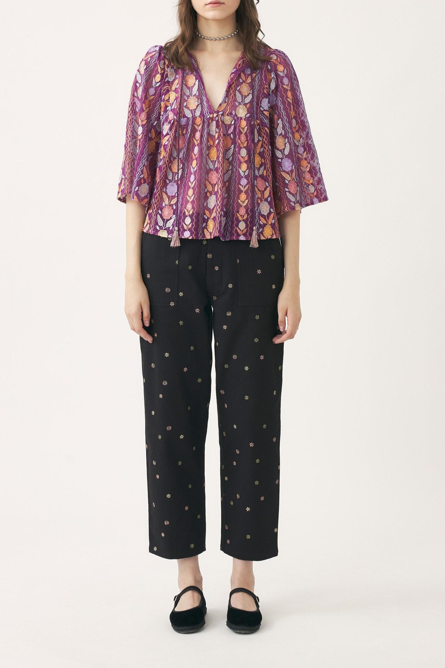 Net blouse Zandra