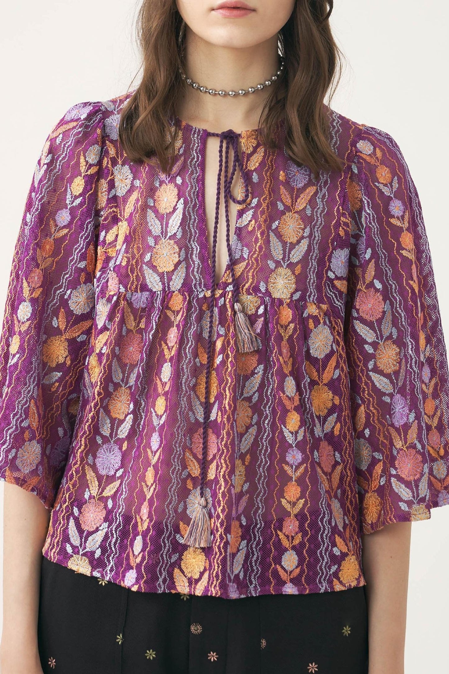 Net blouse Zandra