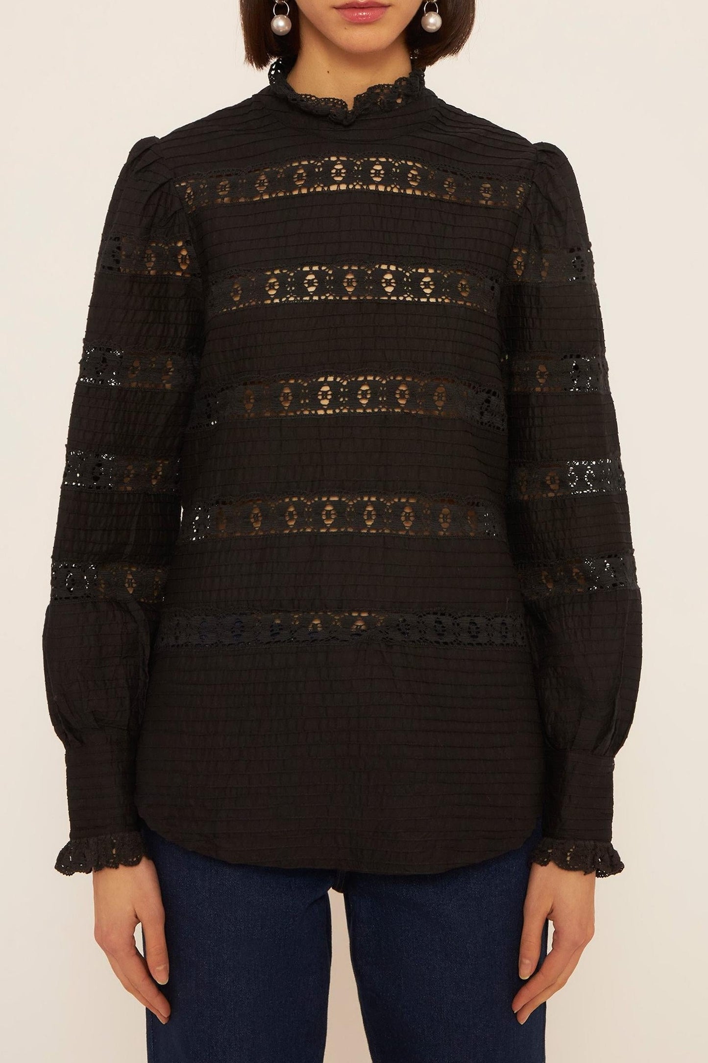 Amanda lace blouse