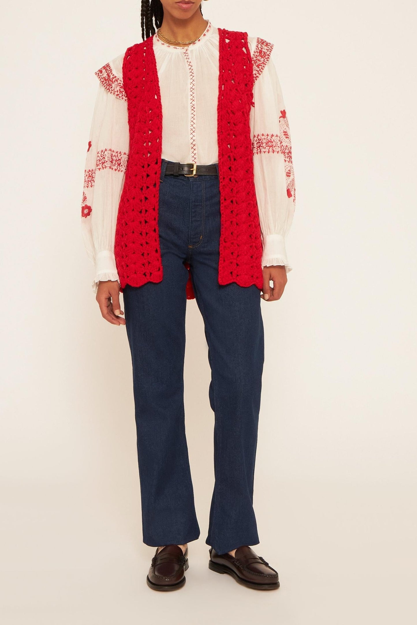 Alan embroidered blouse