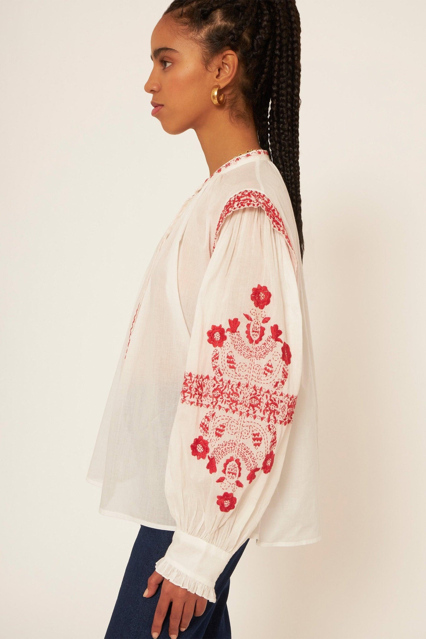 Alan embroidered blouse