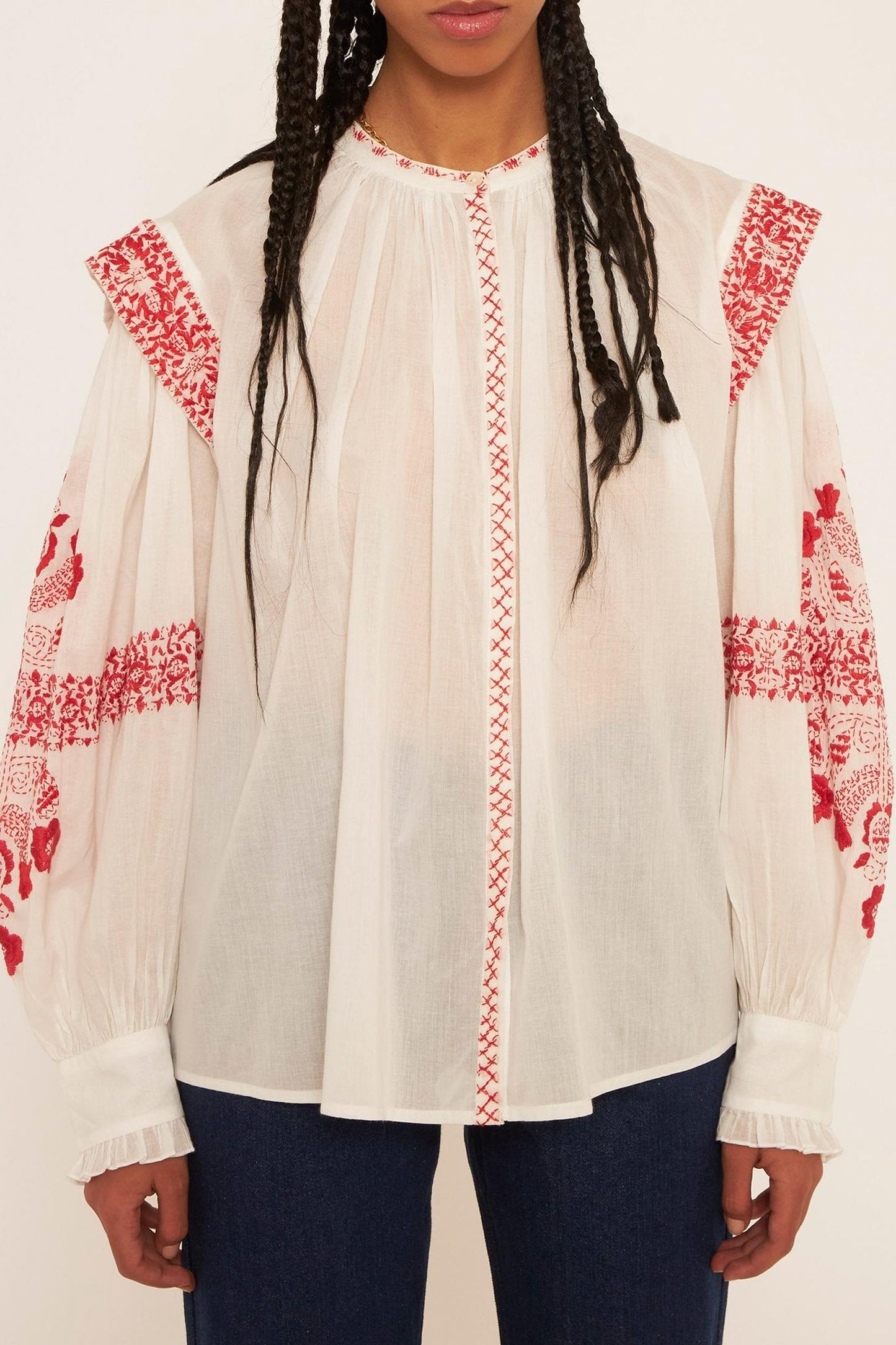 Alan embroidered blouse