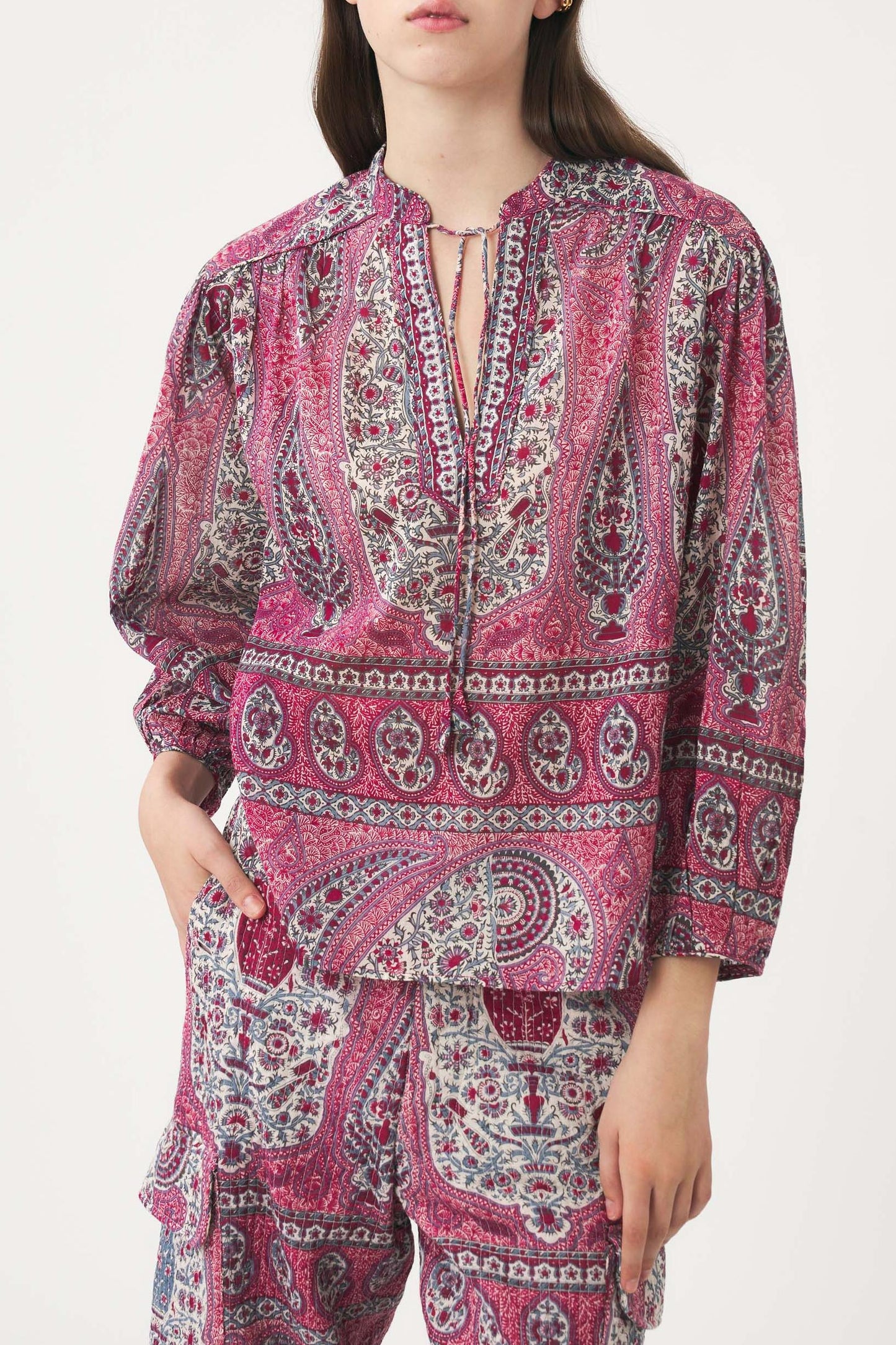 Print blouse Tajar