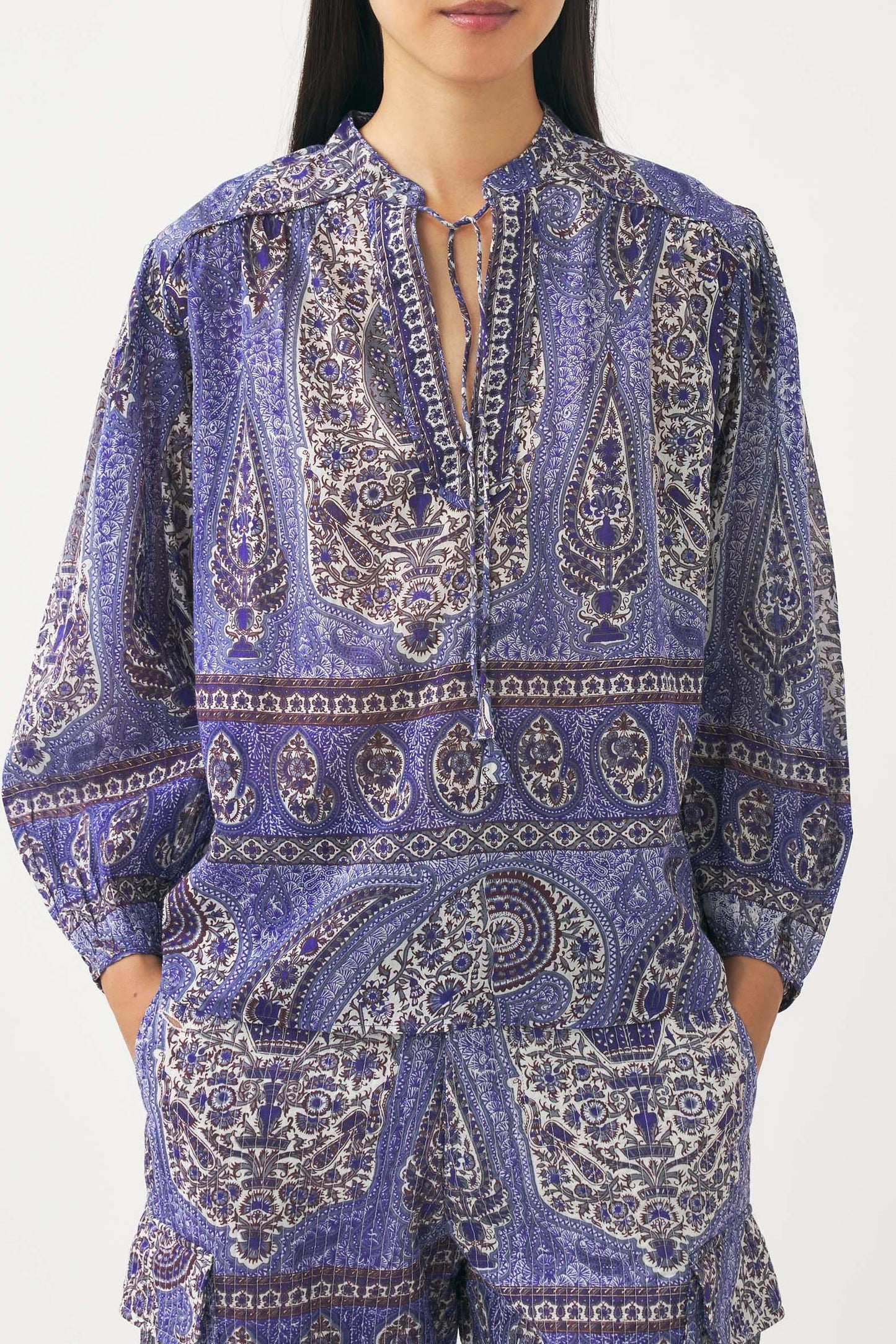 Print blouse Tajar