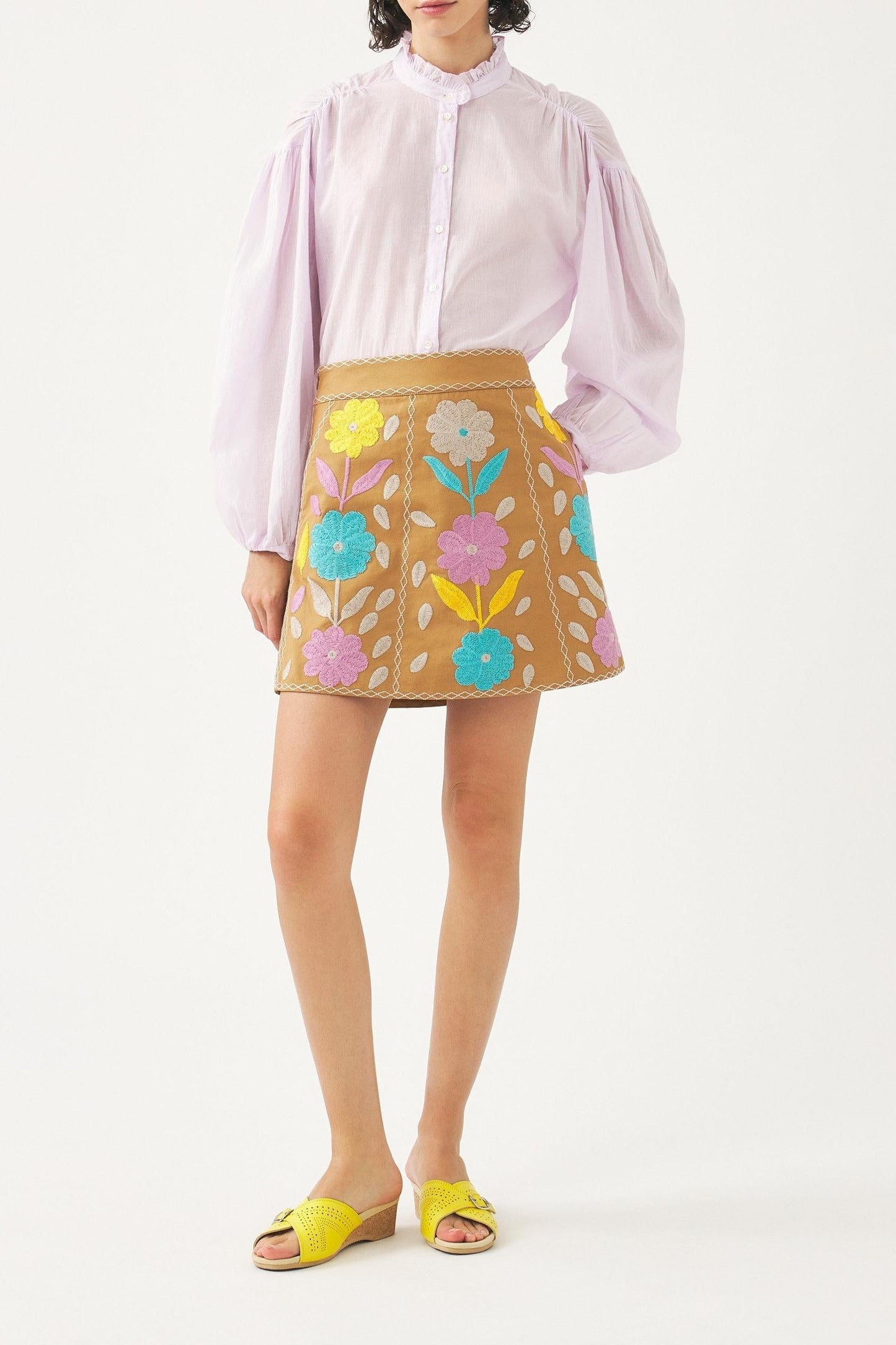 Embroidered miniskirt Tady