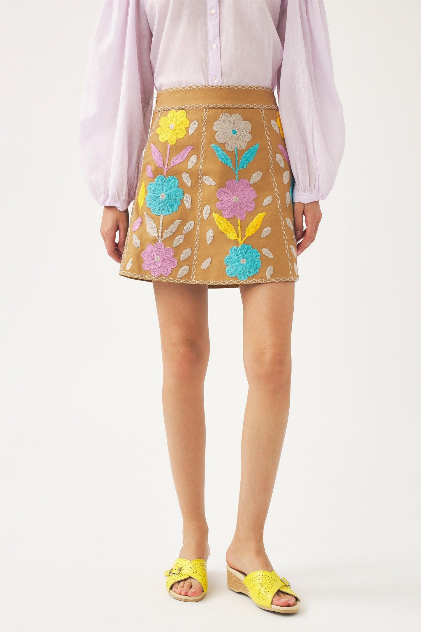 Embroidered miniskirt Tady