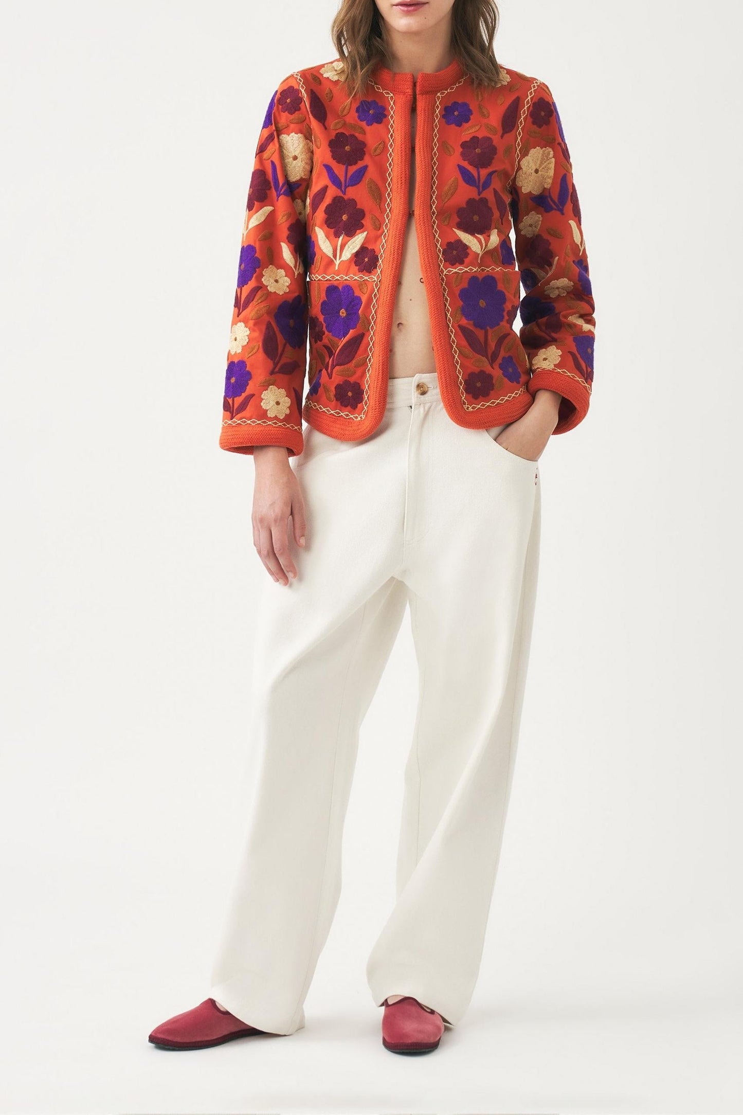 Embroidered jacket Tady
