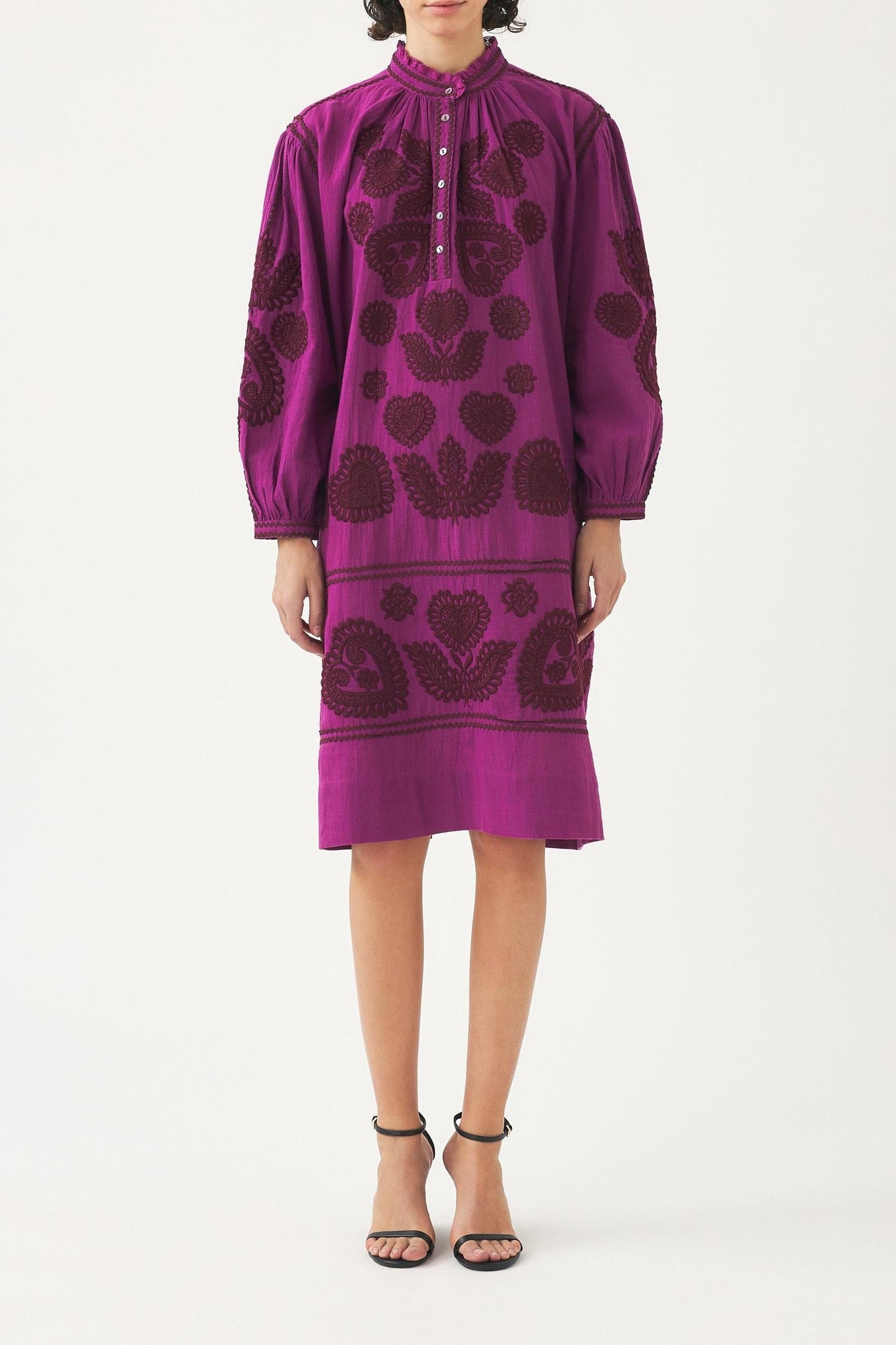 Blouse with Hungarian-inspired embroidery Rony