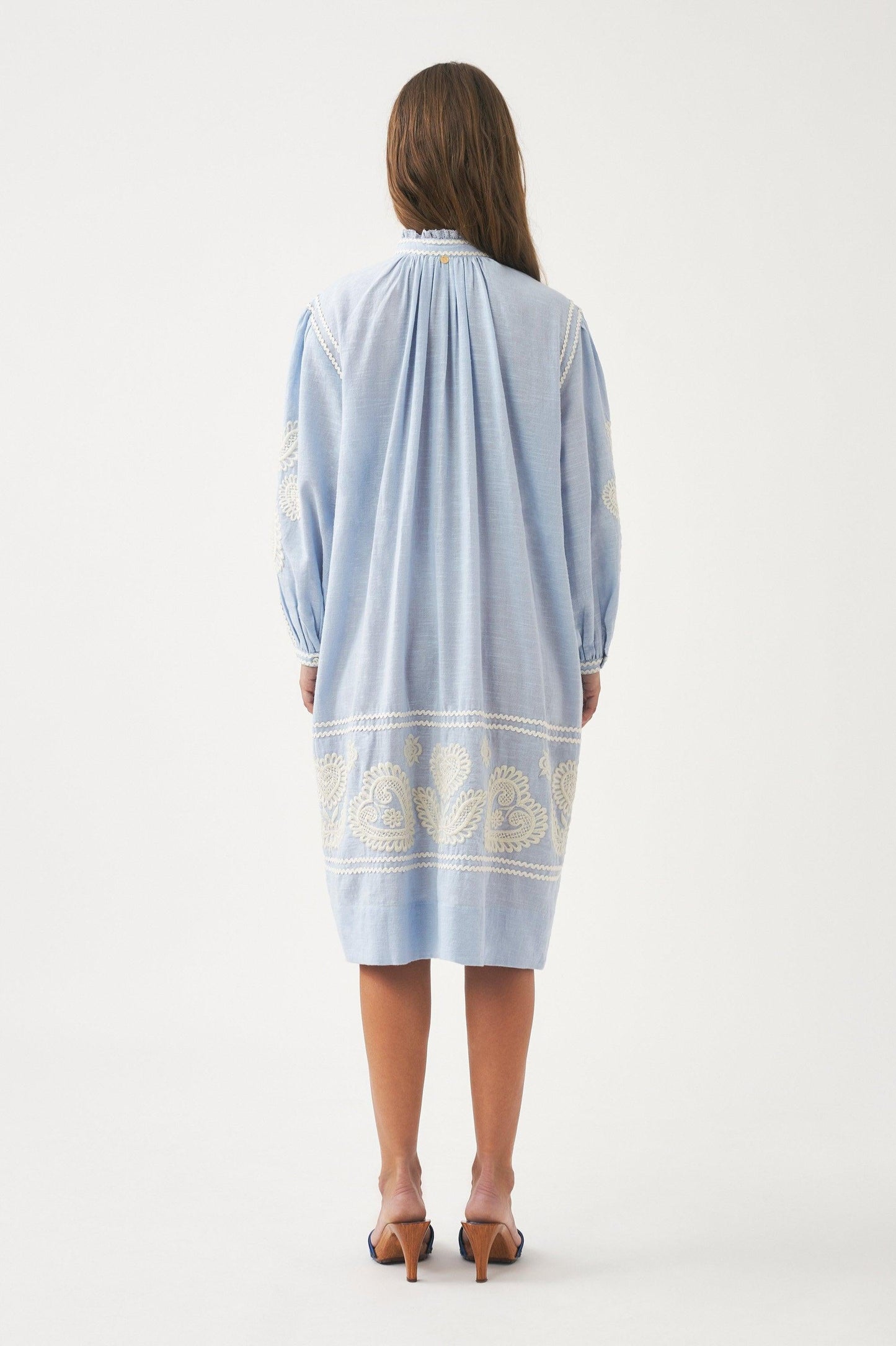 Blouse with Hungarian-inspired embroidery Rony