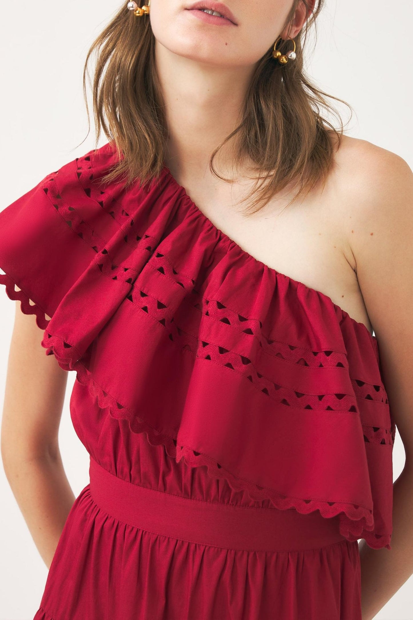 Asymmetrical maxi dress Rodo