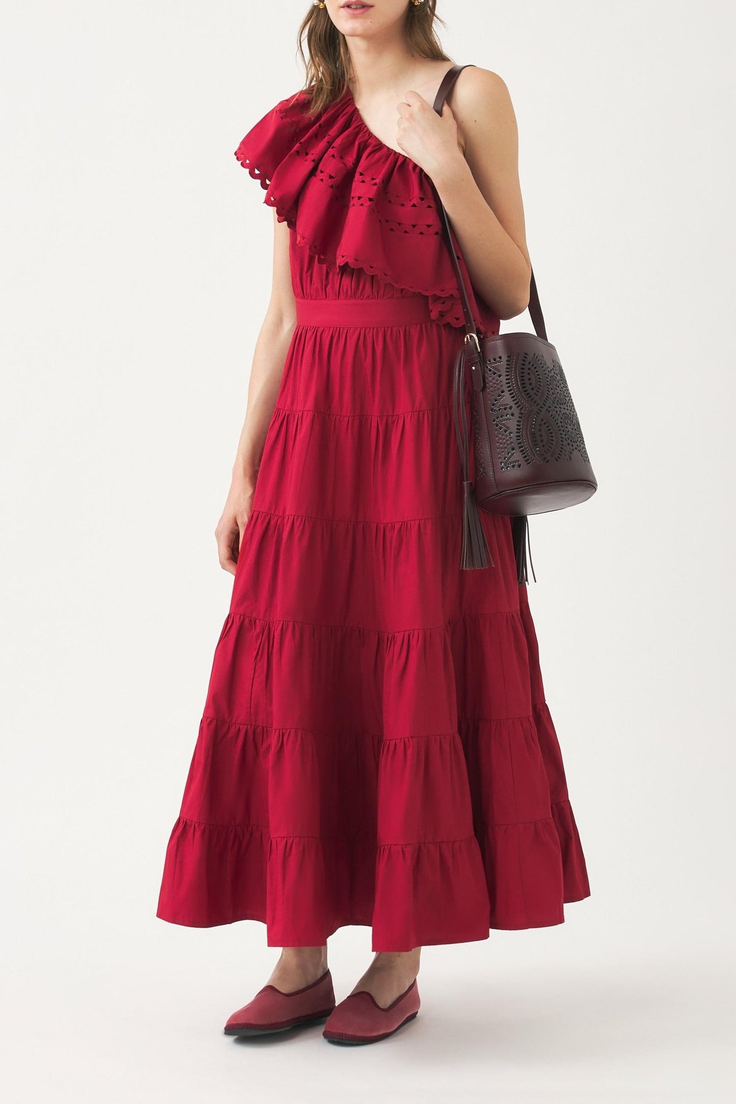 Asymmetrical maxi dress Rodo