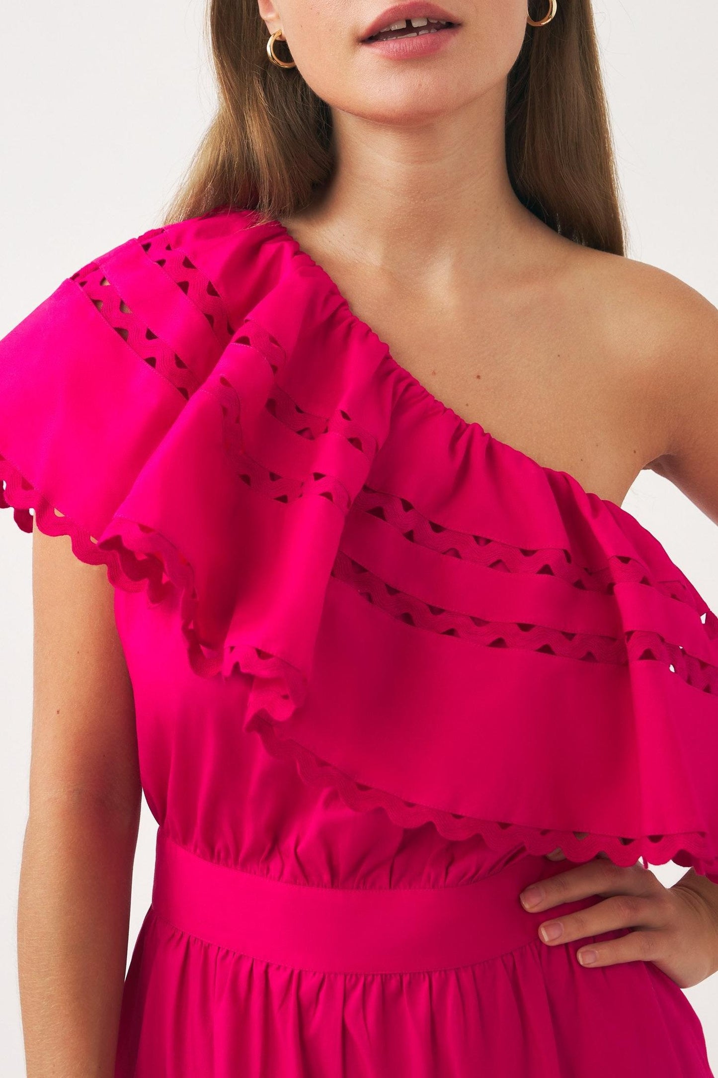 Asymmetrical maxi dress Rodo