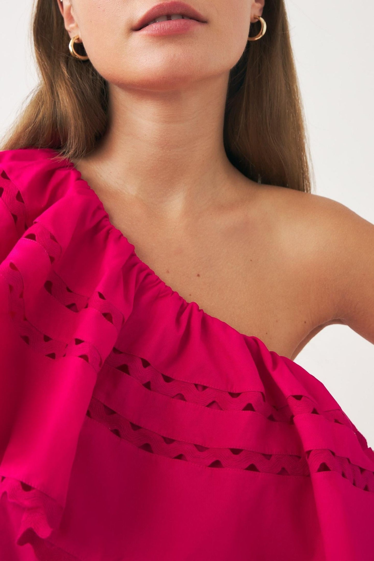 Asymmetrical maxi dress Rodo