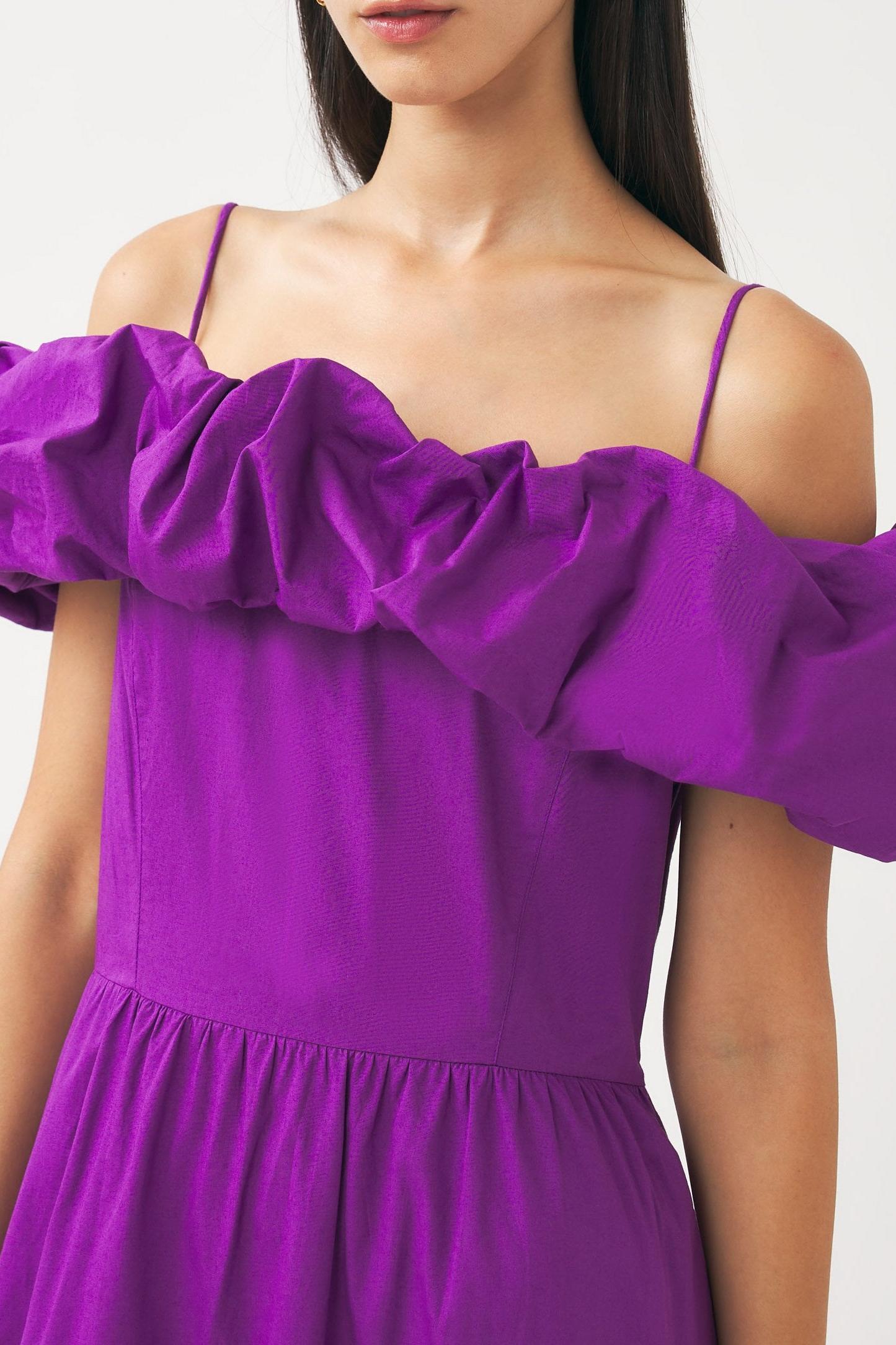 Off-shoulder maxi dress Pop