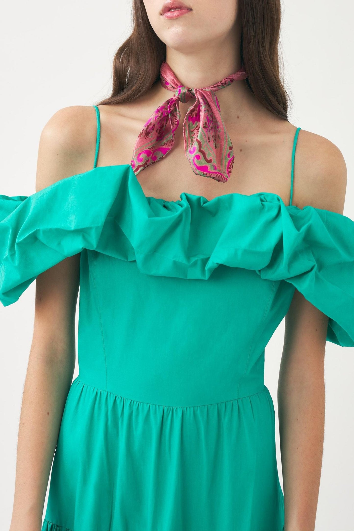 Off-shoulder maxi dress Pop