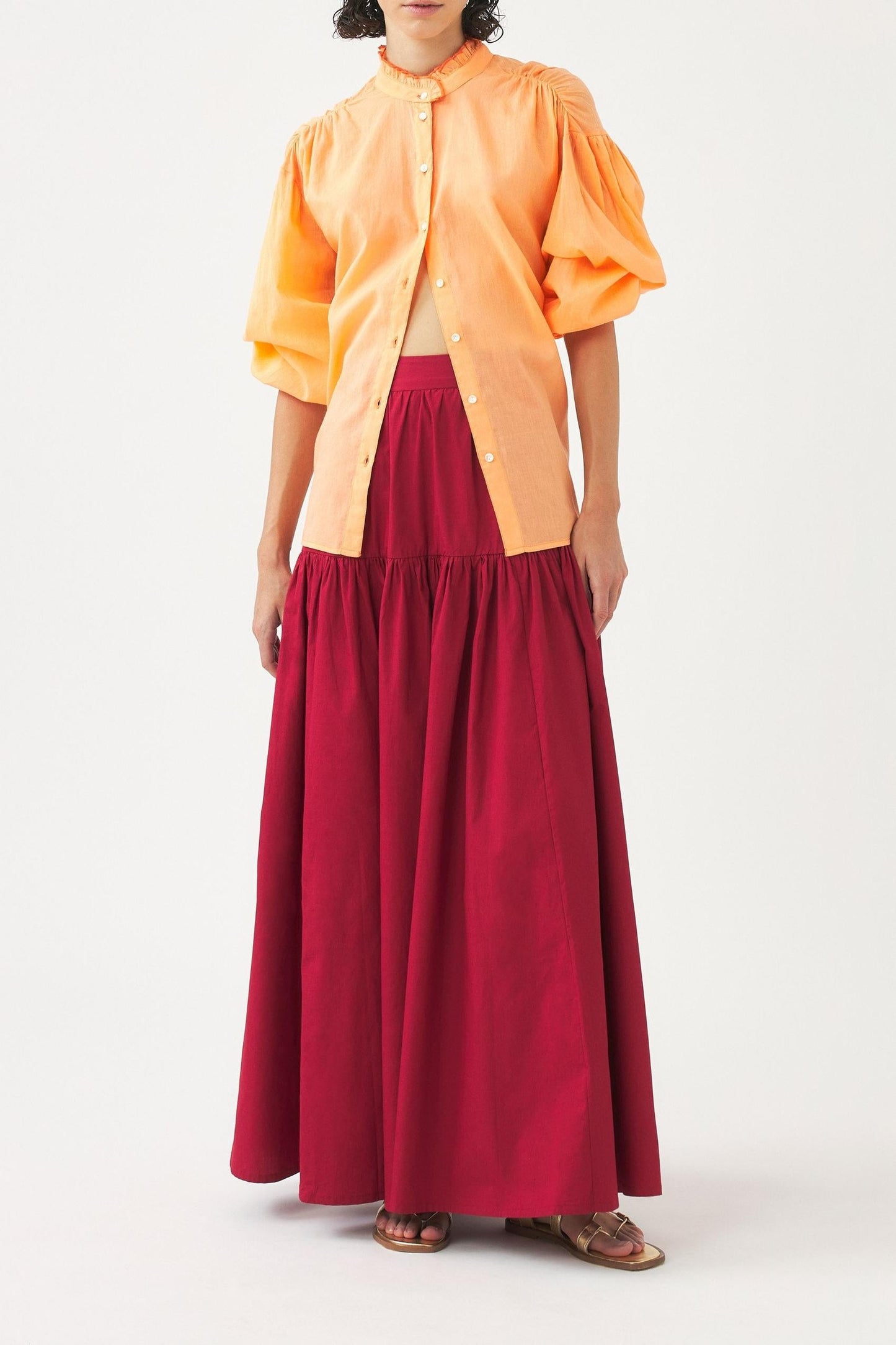 Maxi skirt in Pop