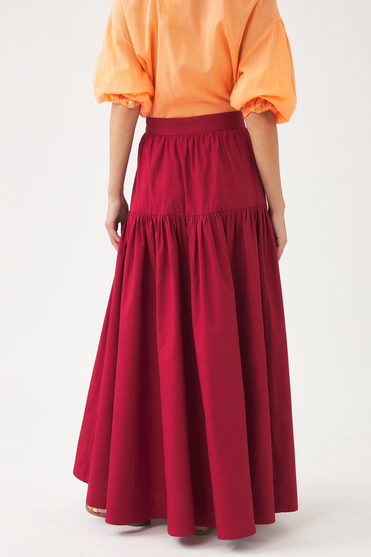 Maxi skirt in Pop