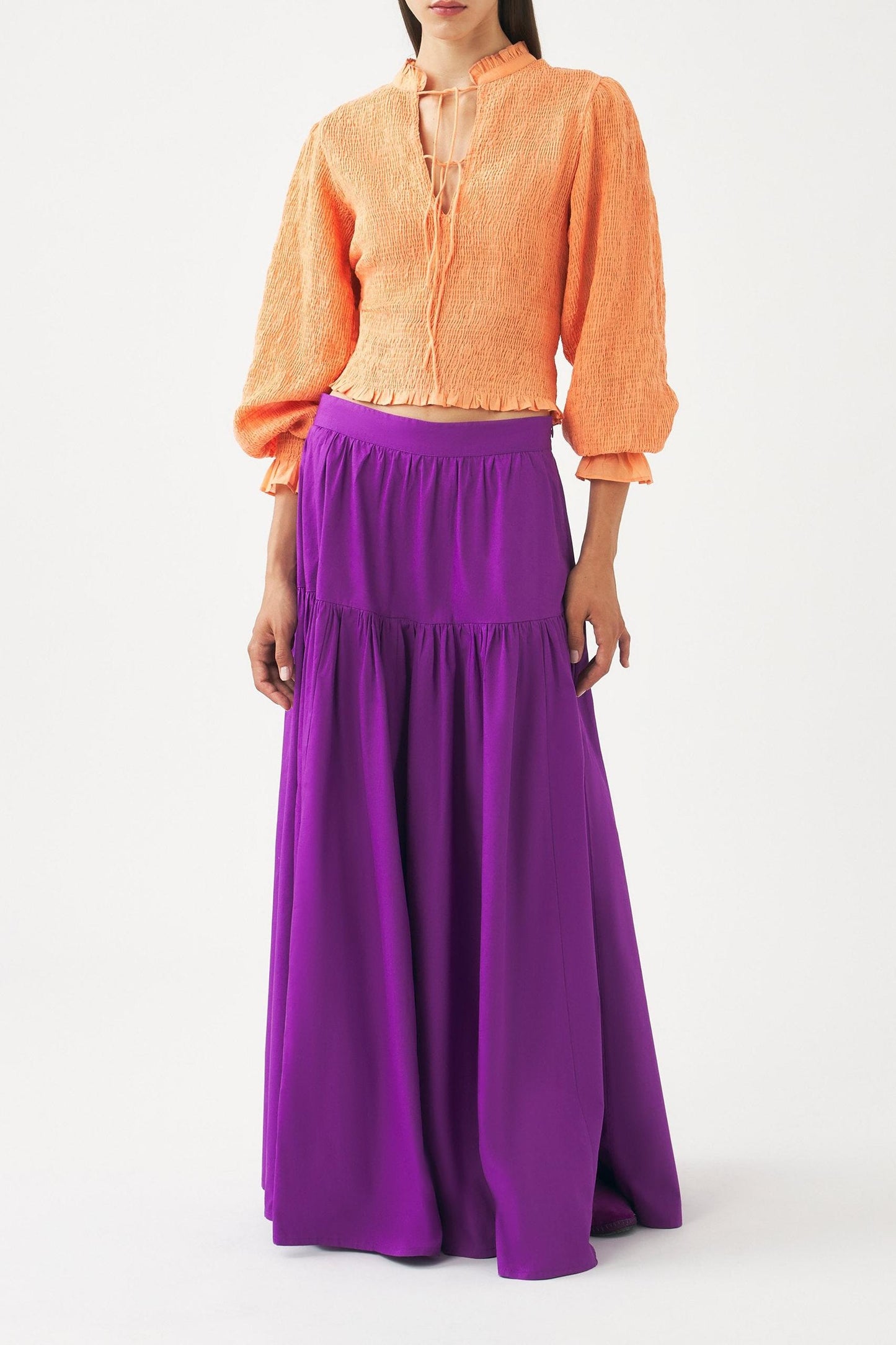 Maxi skirt in Pop