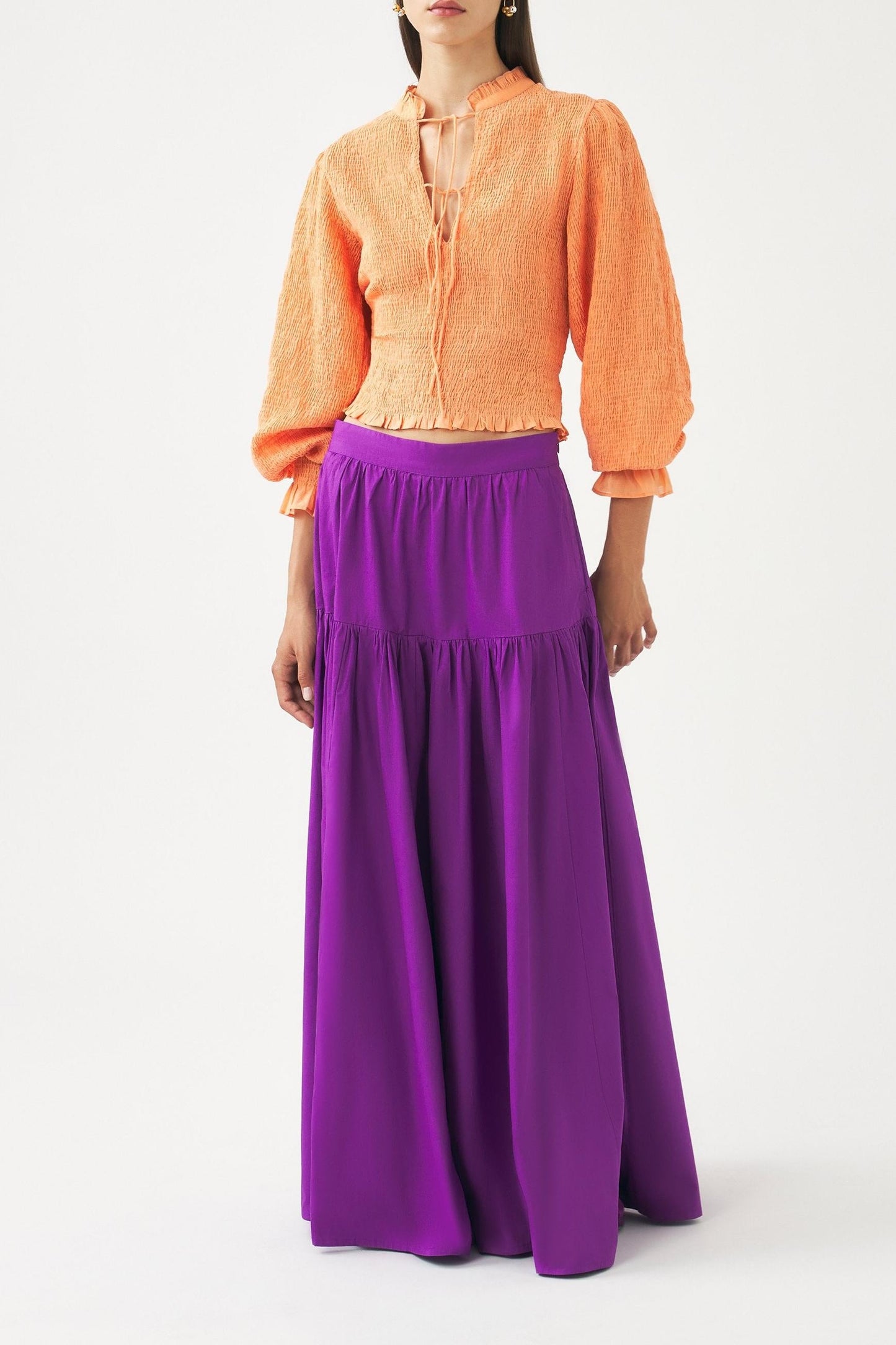 Maxi skirt in Pop