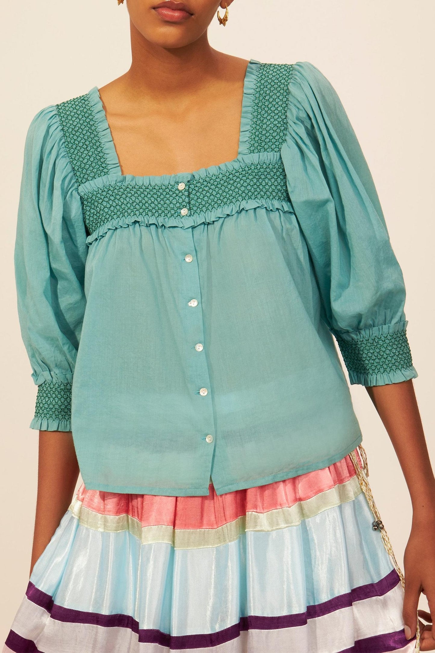 Perrine flowing blouse