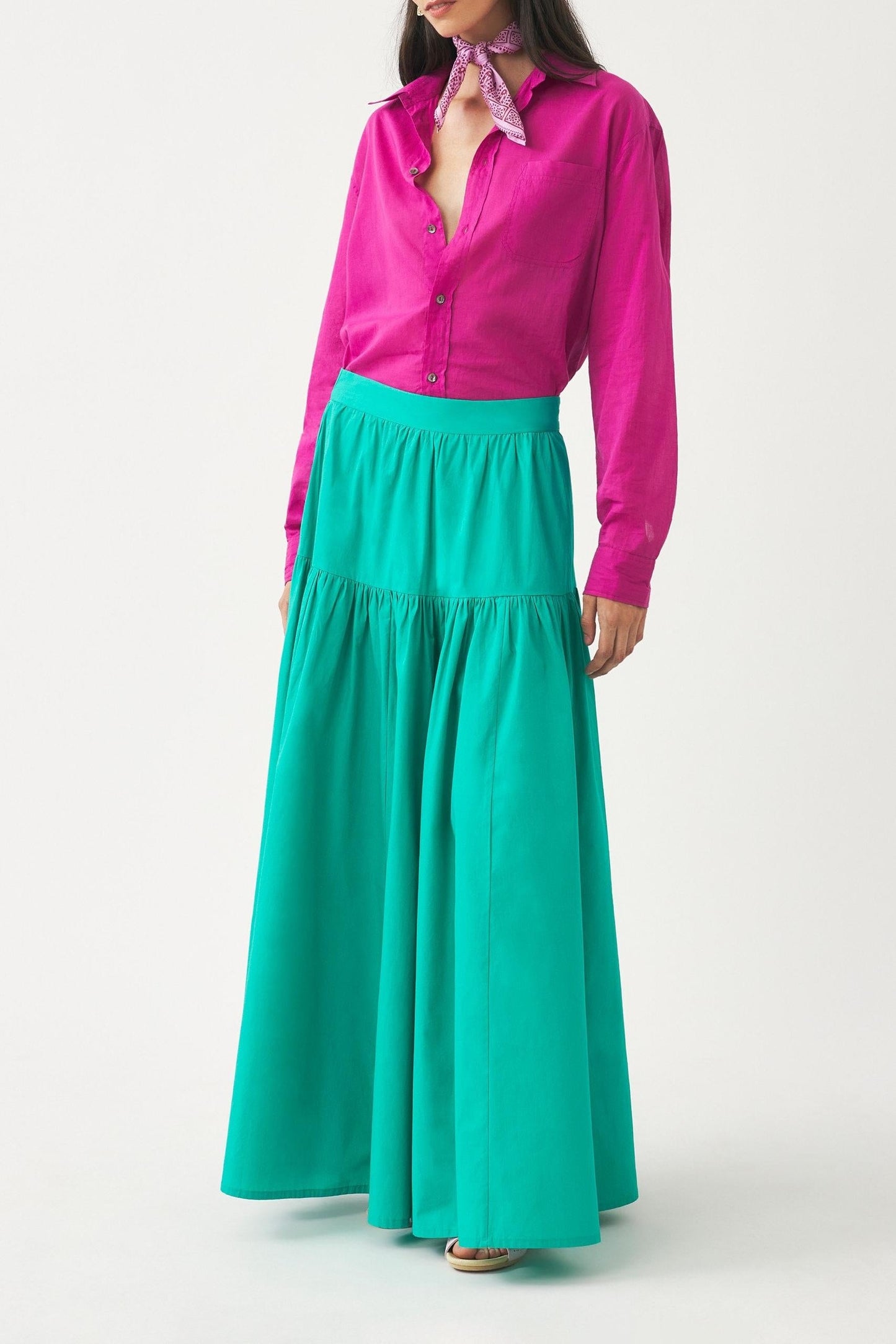Maxi skirt in Pop