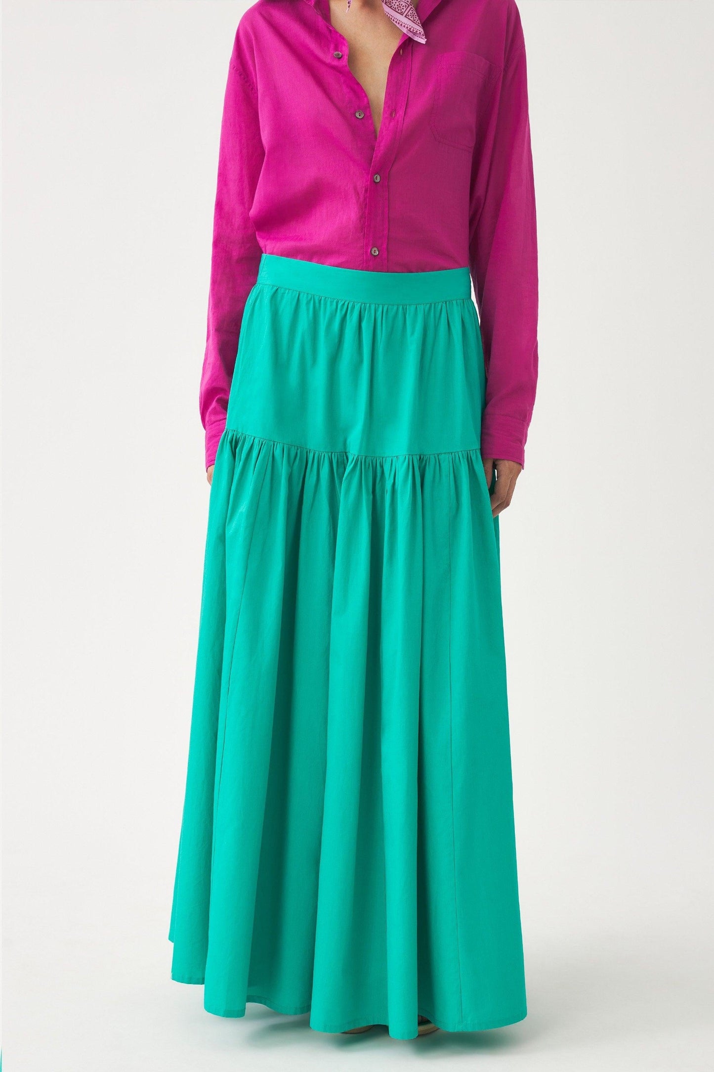Maxi skirt in Pop
