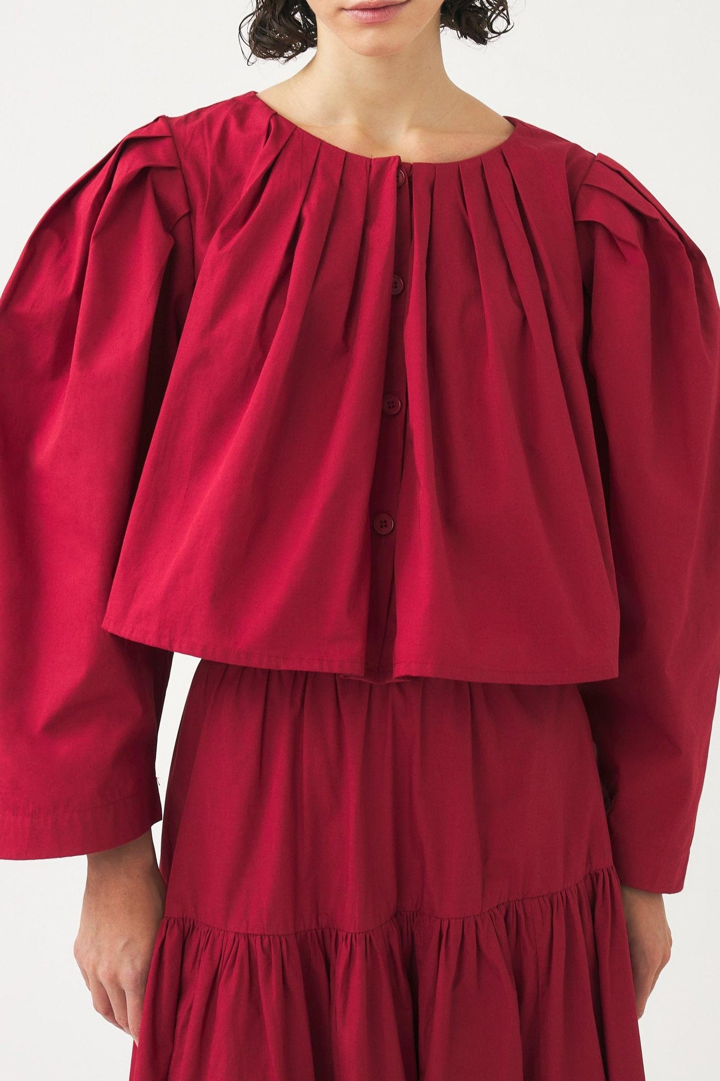 Cropped jacket in Pop