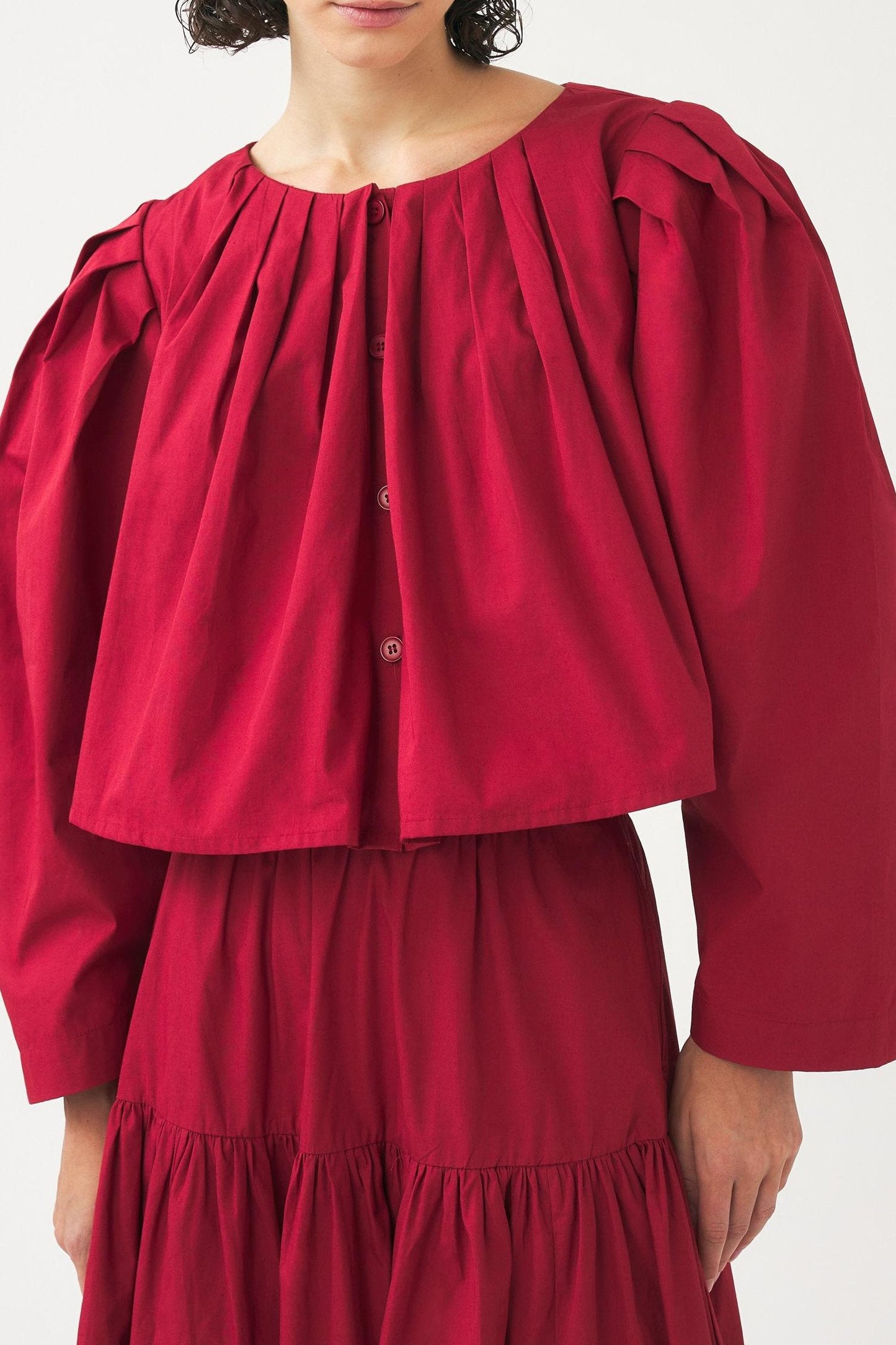 Cropped jacket in Pop