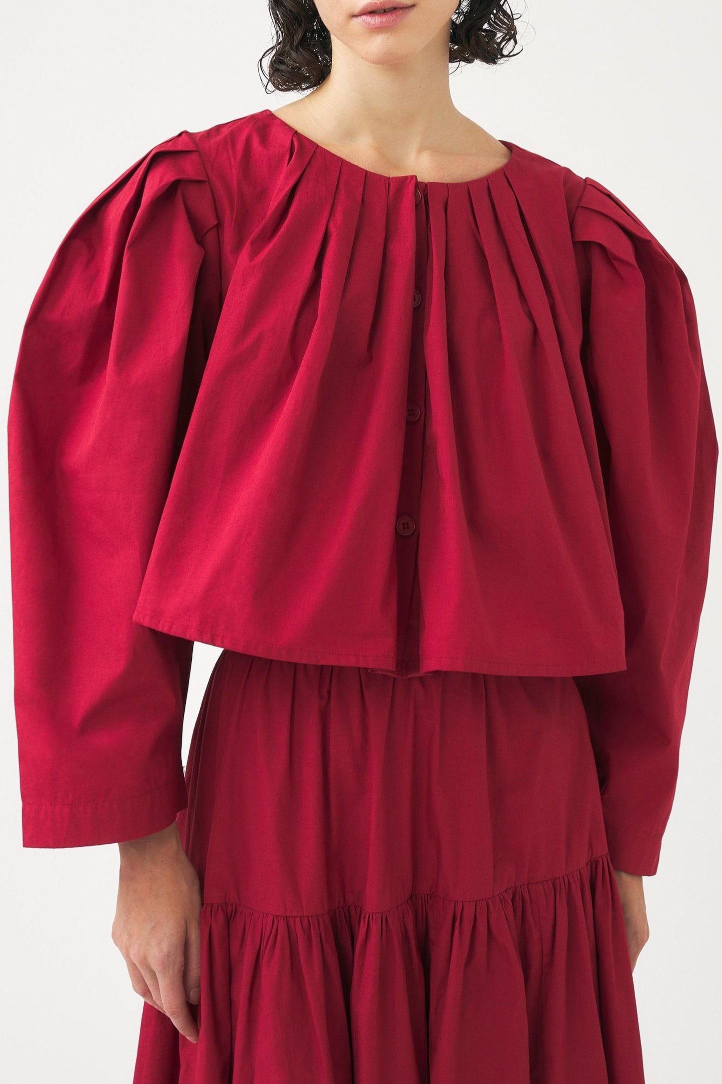 Cropped jacket in Pop