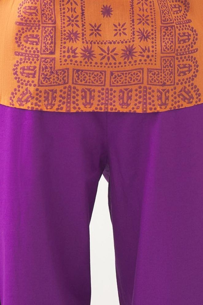 Cotton voile print blouse Nalii