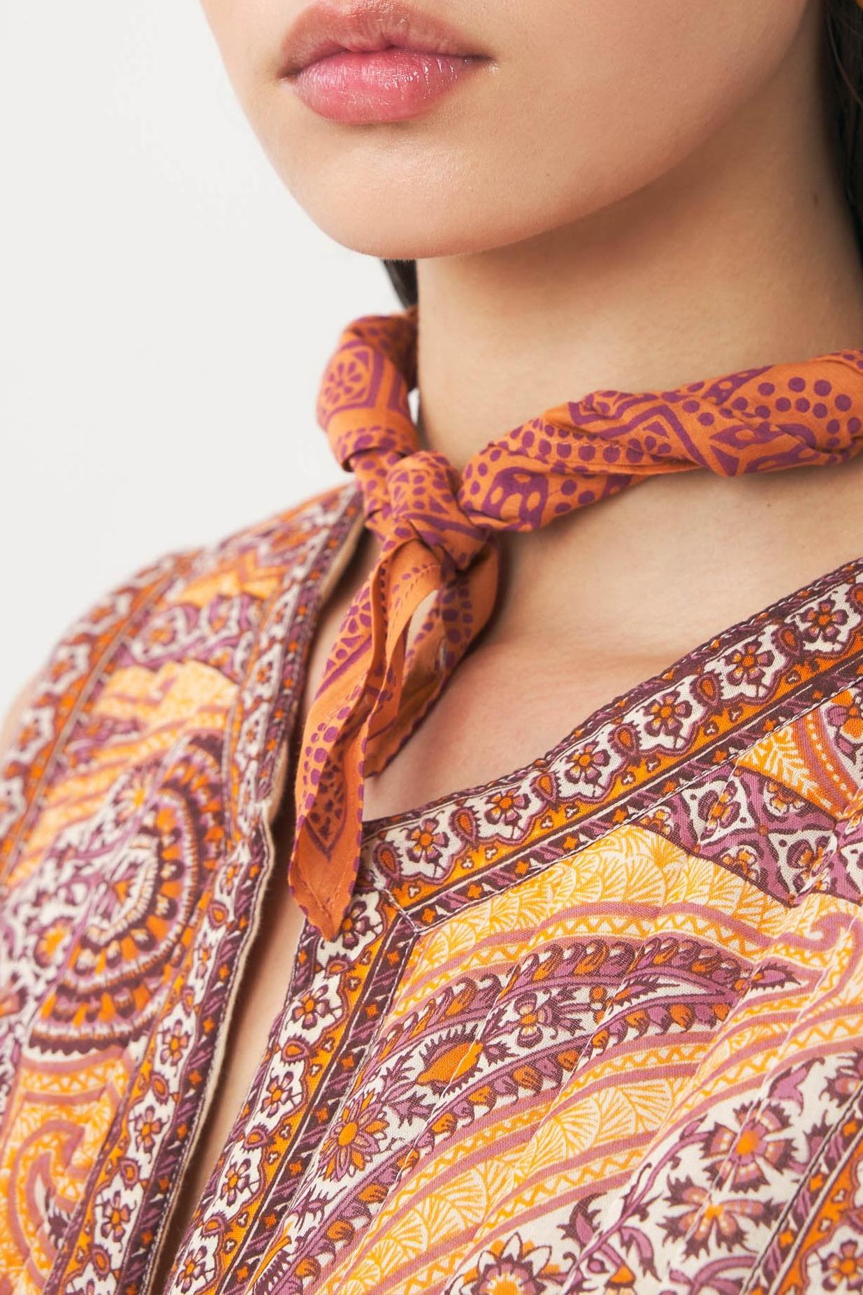 Cotton voile print bandana Nalii